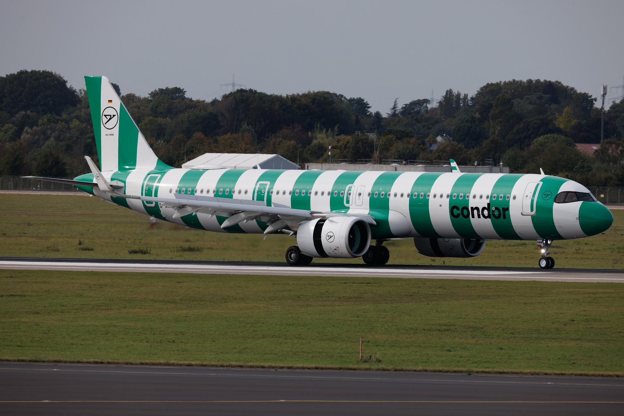 Düsseldorf Airport: Condor (DE / CFG) | Livery: Green Island Livery | Airbus A321-271NX A21N | D-ANMW | MSN 12057