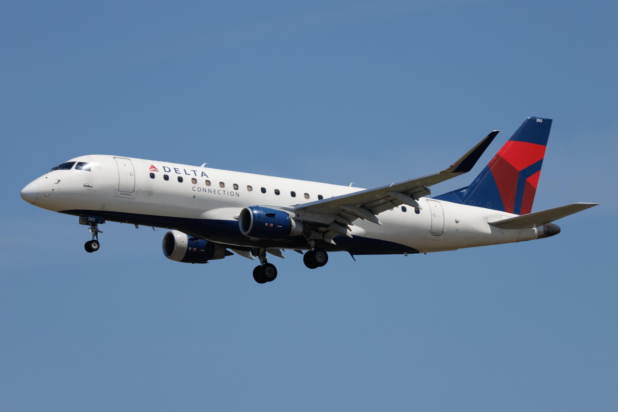 Los Angeles International Airport: Delta Connection (DL / DAL) | Operator: SkyWest Airlines | Embraer E175LR E75L | N260SY | MSN 17000667