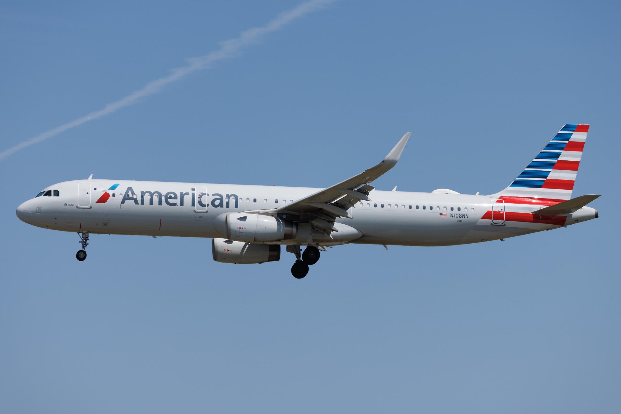 Los Angeles International Airport: American Airlines (AA / AAL) | Airbus A321-231 A321 | N108NN | MSN 05946