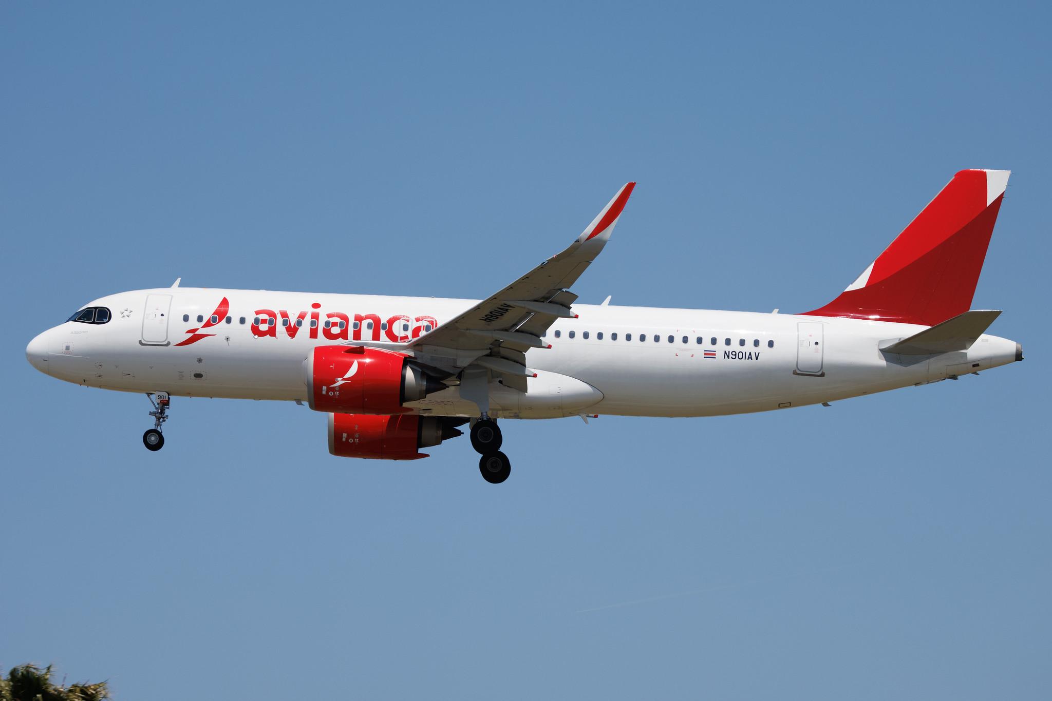Los Angeles International Airport: Avianca (AV / AVA) | Airbus A320-251N A20N | N901AV | MSN 11912