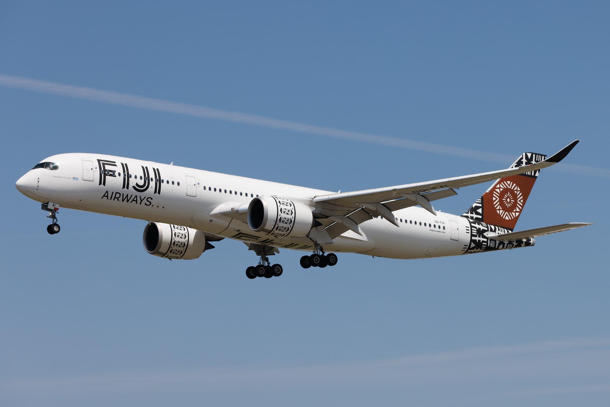 Los Angeles International Airport: Fiji Airways (FJ / FJI) | Airbus A350-941 A359 | DQ-FAI | MSN 299