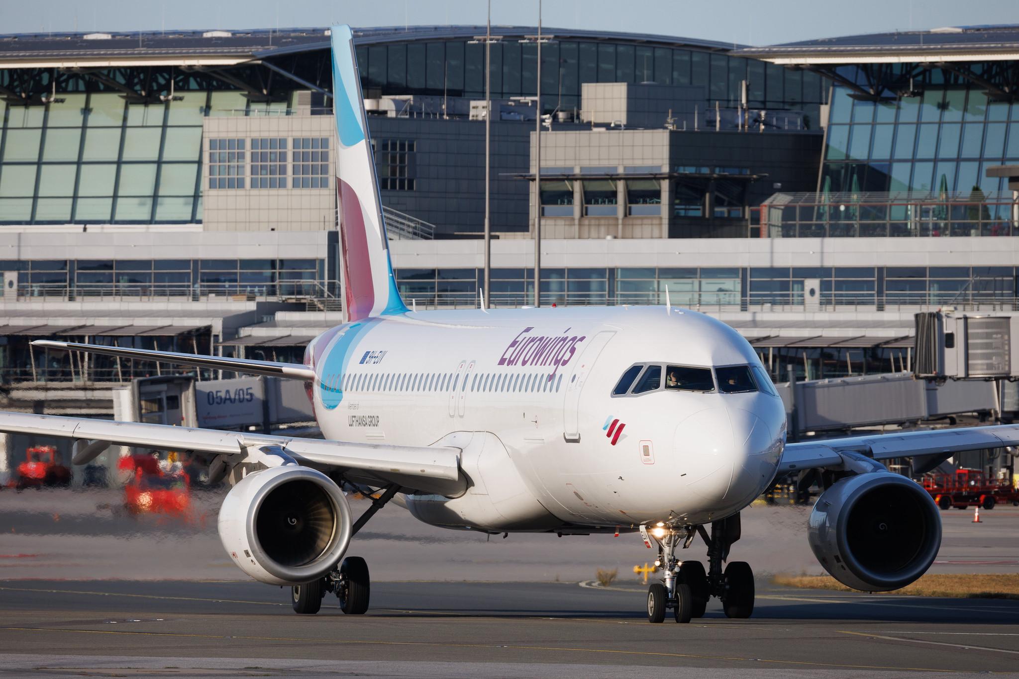 Hamburg Airport: Eurowings (EW / EWG) | Operator: Eurowings Europe | Airbus A320-214 A320 | 9H-EUV | MSN 04565