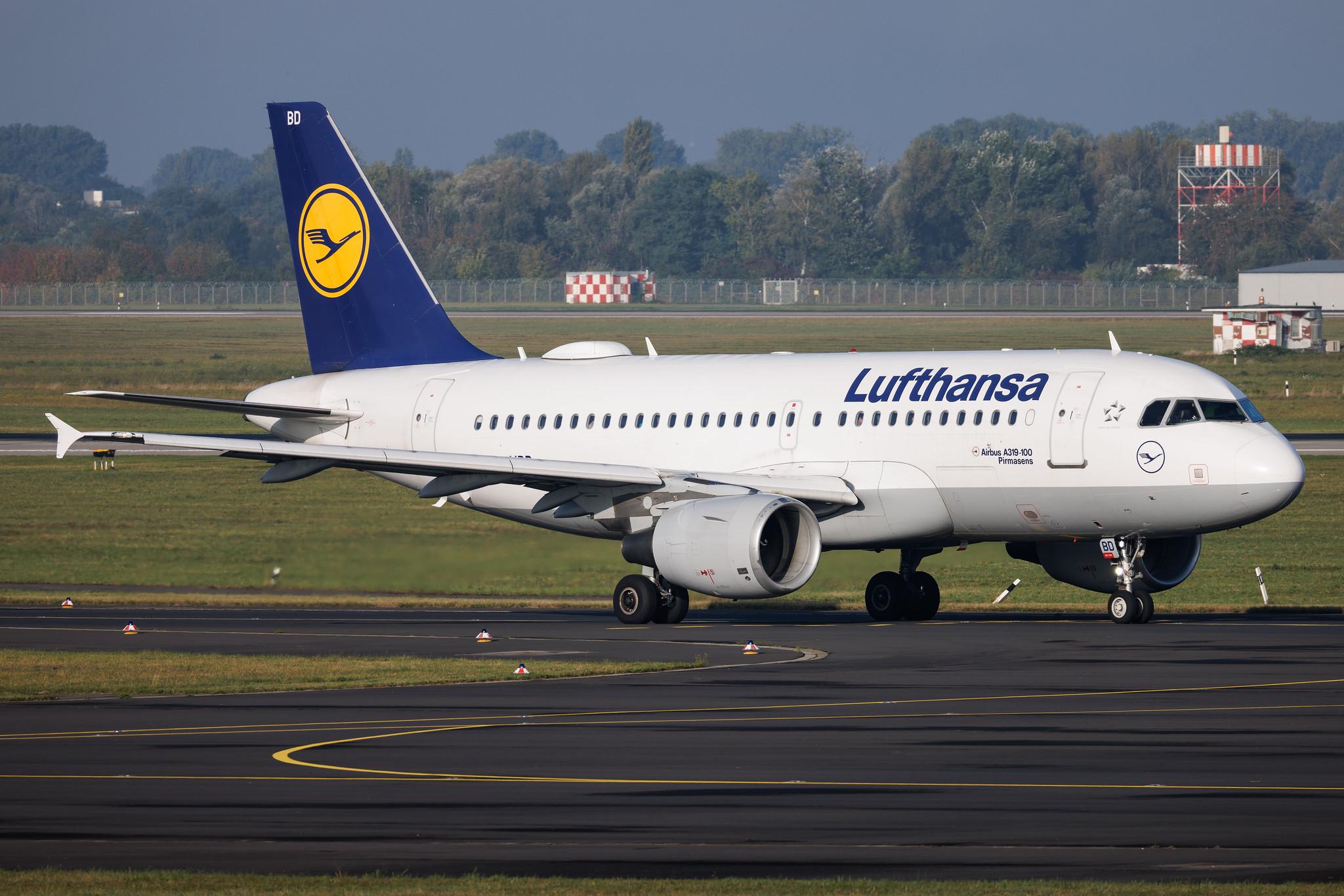 Düsseldorf Airport: Lufthansa (LH / DLH) | Airbus A319-112 A319 | D-AIBD | MSN 4455
