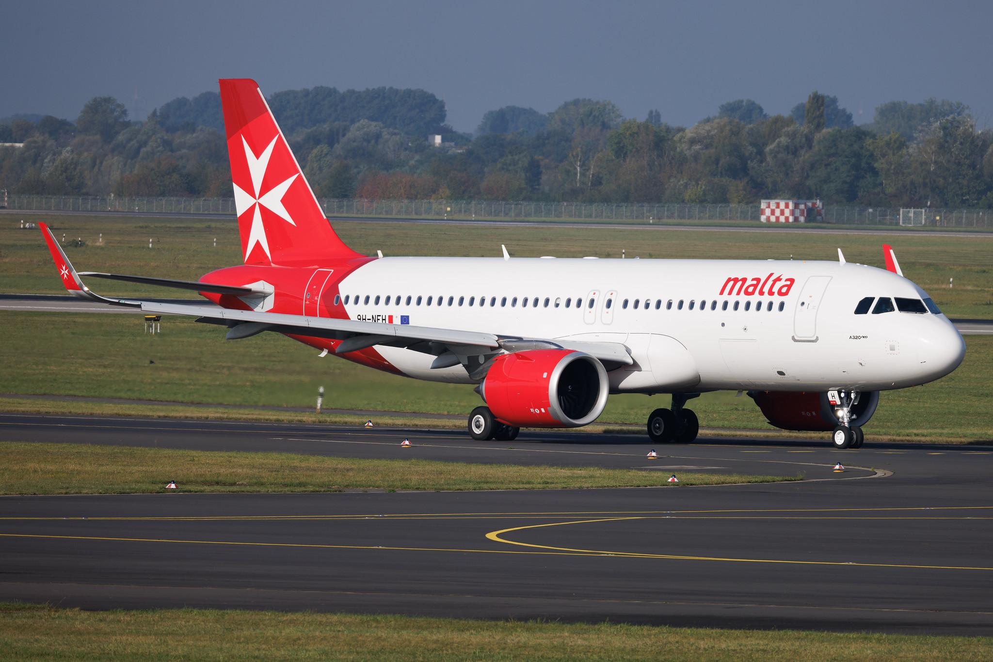 Düsseldorf Airport: KM Malta Airlines (KM / KMM) | Airbus A320-251N A20N | 9H-NEH | MSN 12200
