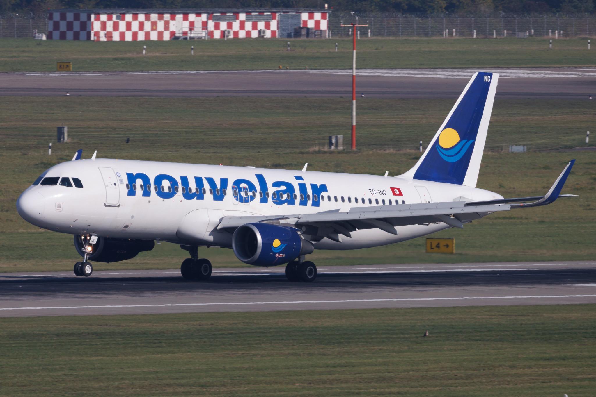 Düsseldorf Airport: Nouvelair (BJ / LBT) | Airbus A320-214 A320 | TS-ING | MSN 05878