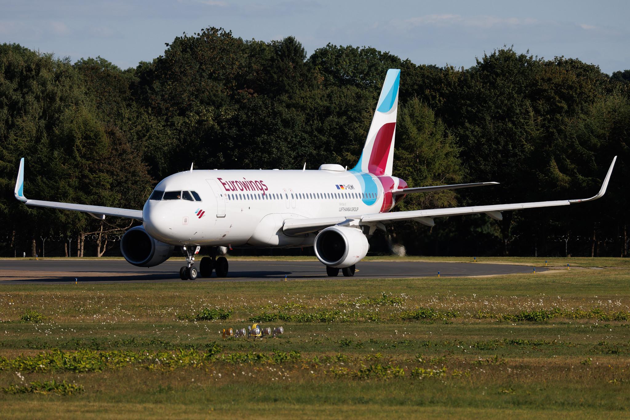 Hamburg Airport: Eurowings (EW / EWG) | Airbus A320-214 A320 | D-AEWK | MSN 7261