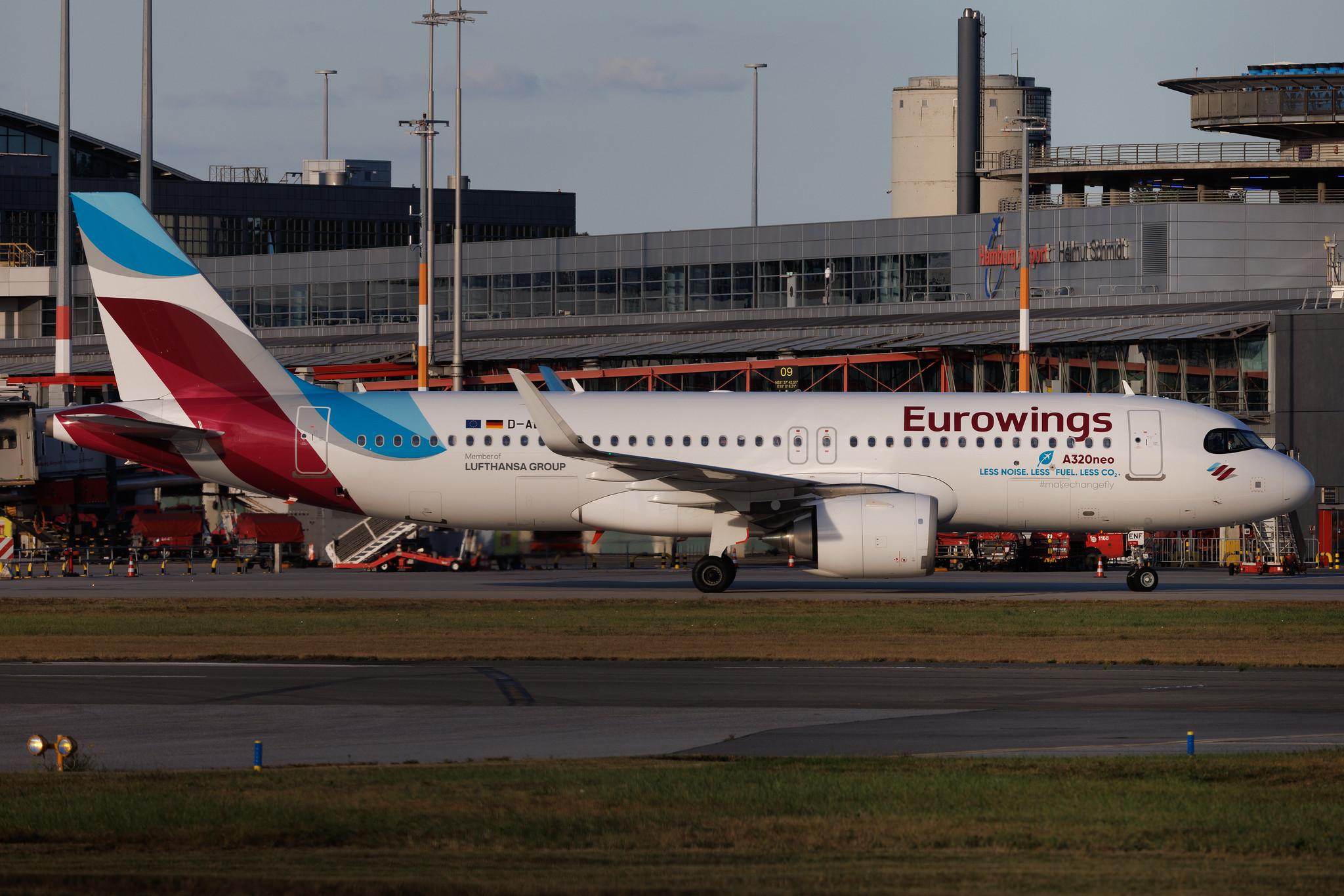 Hamburg Airport: Eurowings (EW / EWG) | Airbus A320-251N A20N | D-AENF | MSN 10674