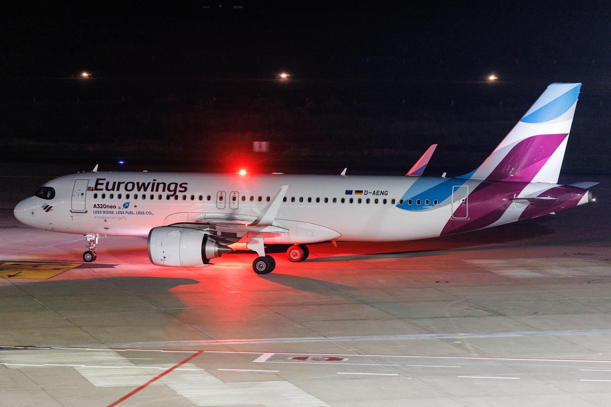 Köln Bonn Airport: Eurowings (EW / EWG) | Airbus A320-251N A20N | D-AENG | MSN 10970