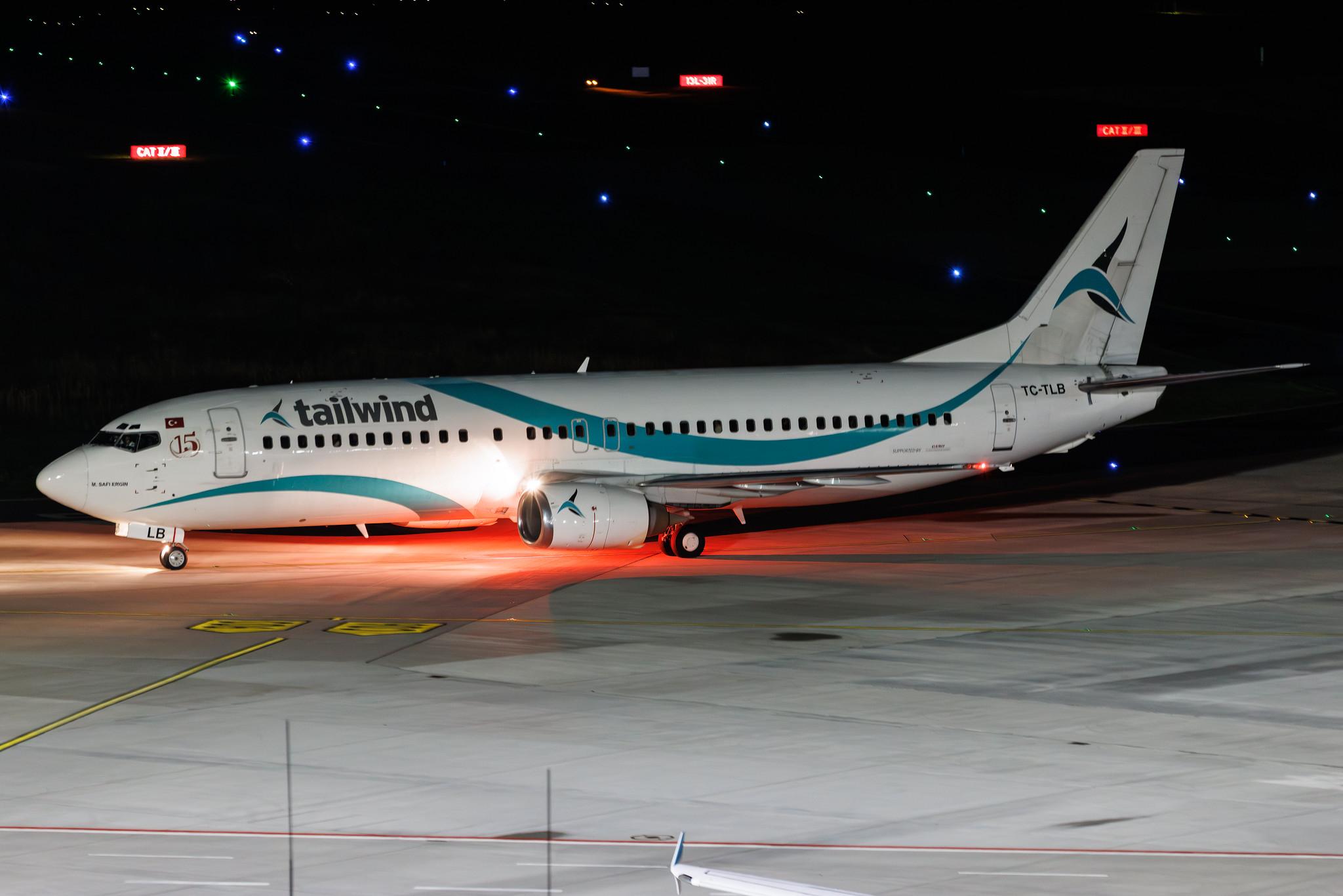 Köln Bonn Airport: Tailwind Airlines (TI / TWI) | Boeing 737-4Q8 B734 | TC-TLB | MSN 25108