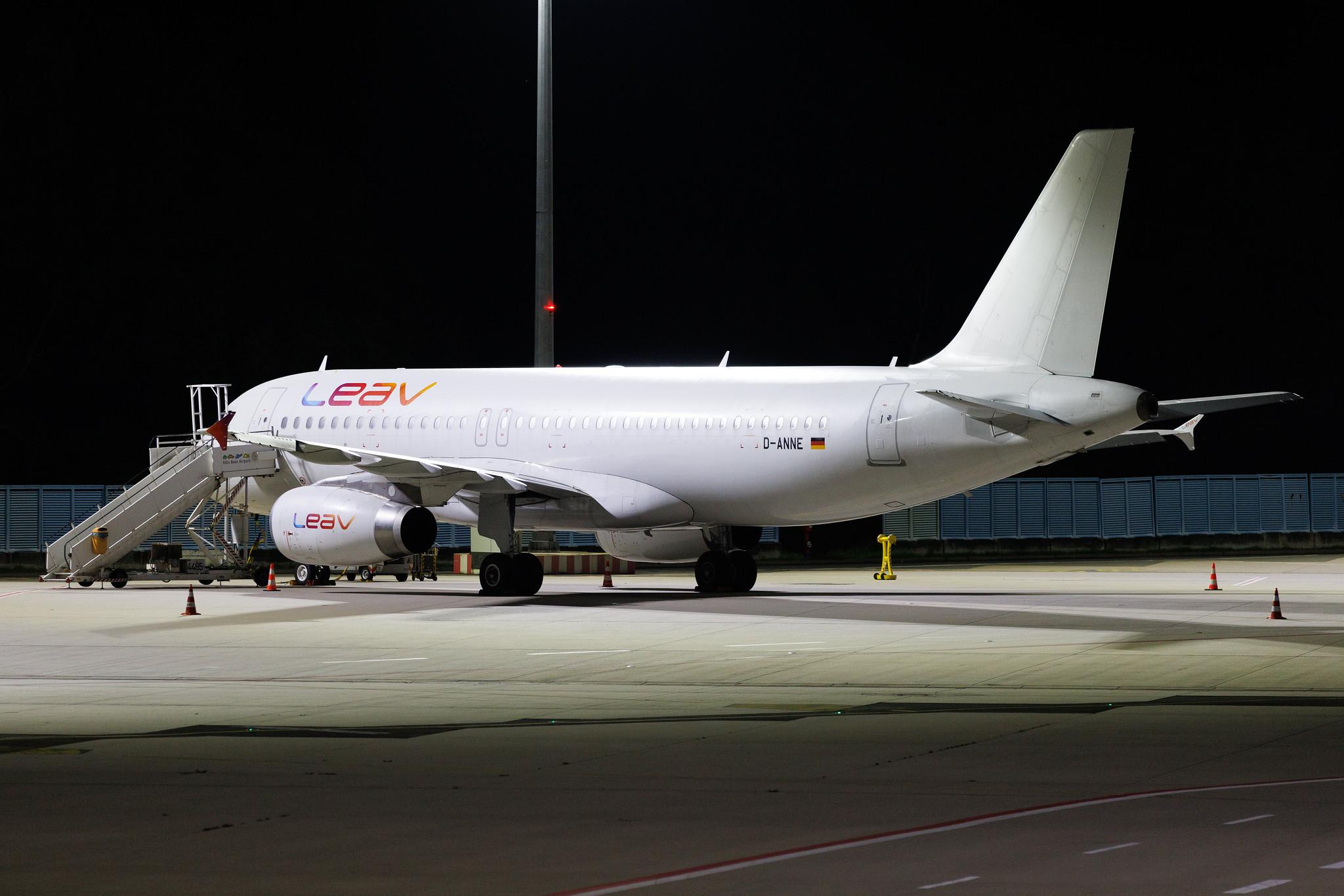 Köln Bonn Airport: Leav Aviation (KK / NGN) | Operator: LEAV Aviation | Airbus A320-232 A320 | D-ANNE | MSN 4481