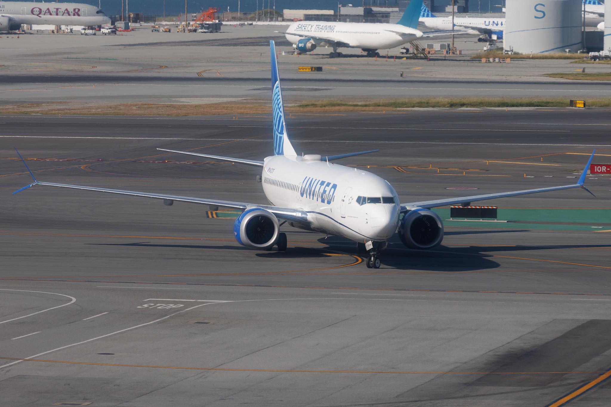 San Francisco International Airport: United Airlines (UA / UAL) | Boeing 737 MAX 8 B38M | N47275 | MSN 64610