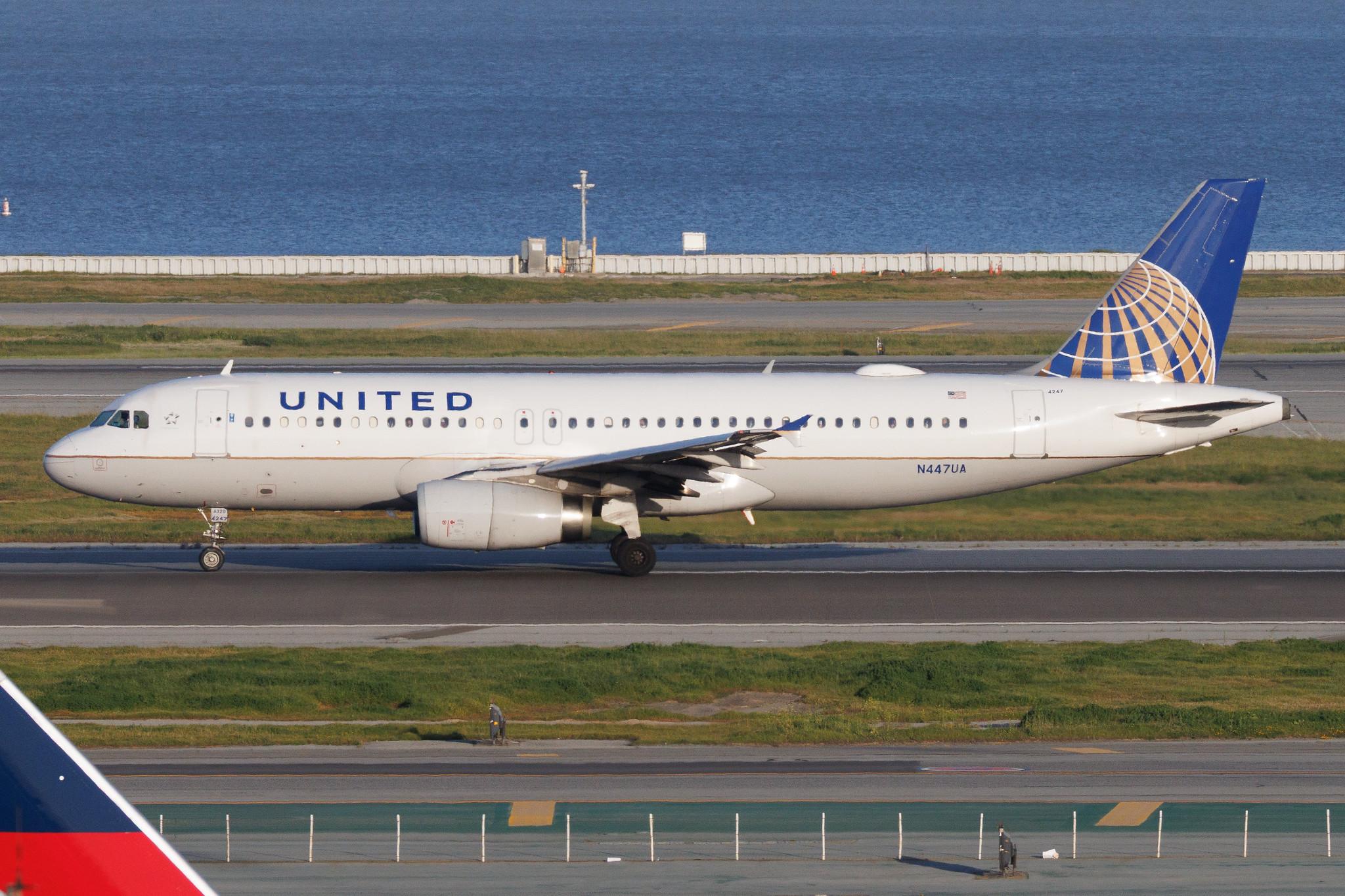 San Francisco International Airport: United Airlines (UA / UAL) | Airbus A320-232 A320 | N447UA | MSN 00836