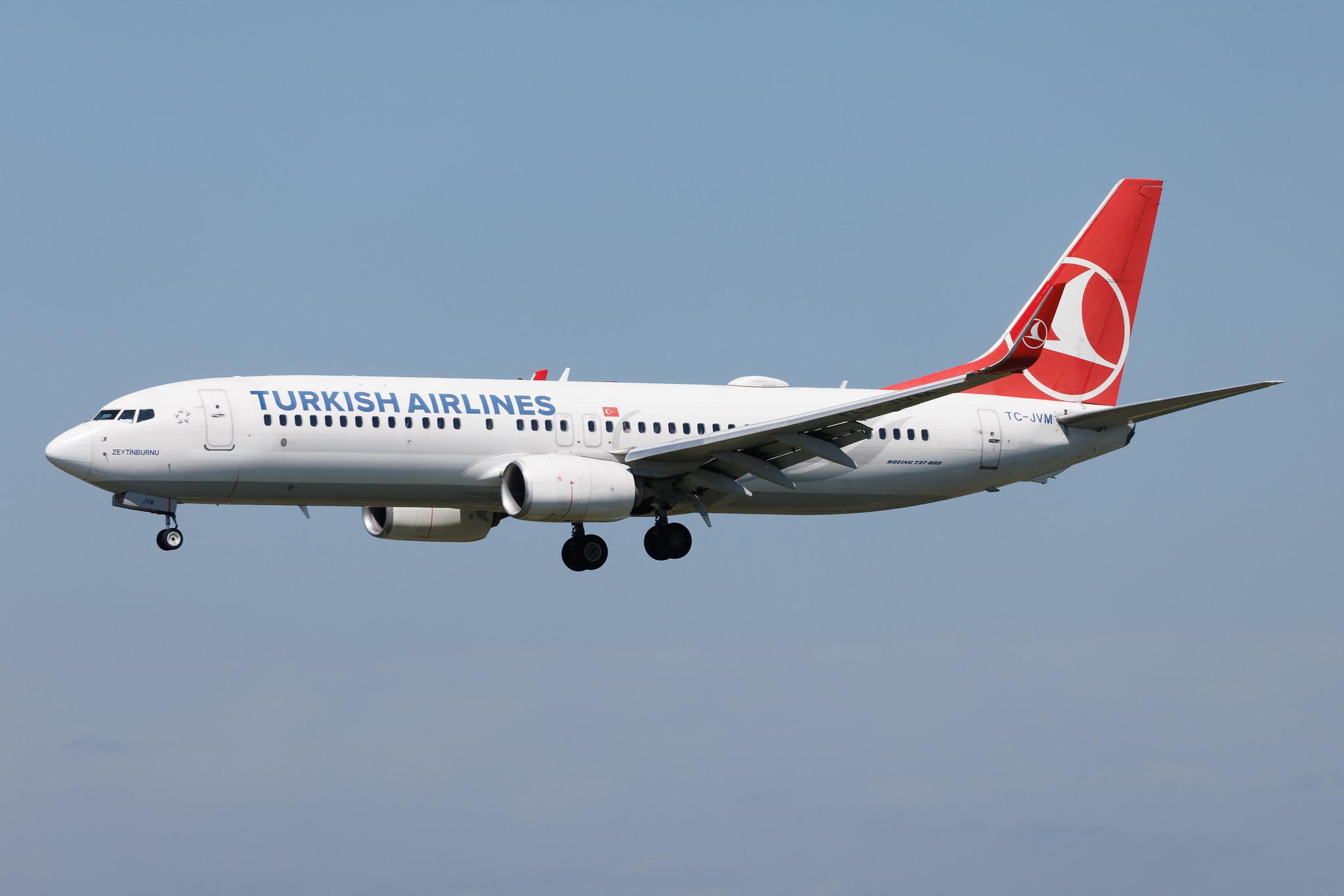 Hamburg Airport: Turkish Airlines (TK / THY) | Boeing 737-8F2 B738 | TC-JVM | MSN 60016