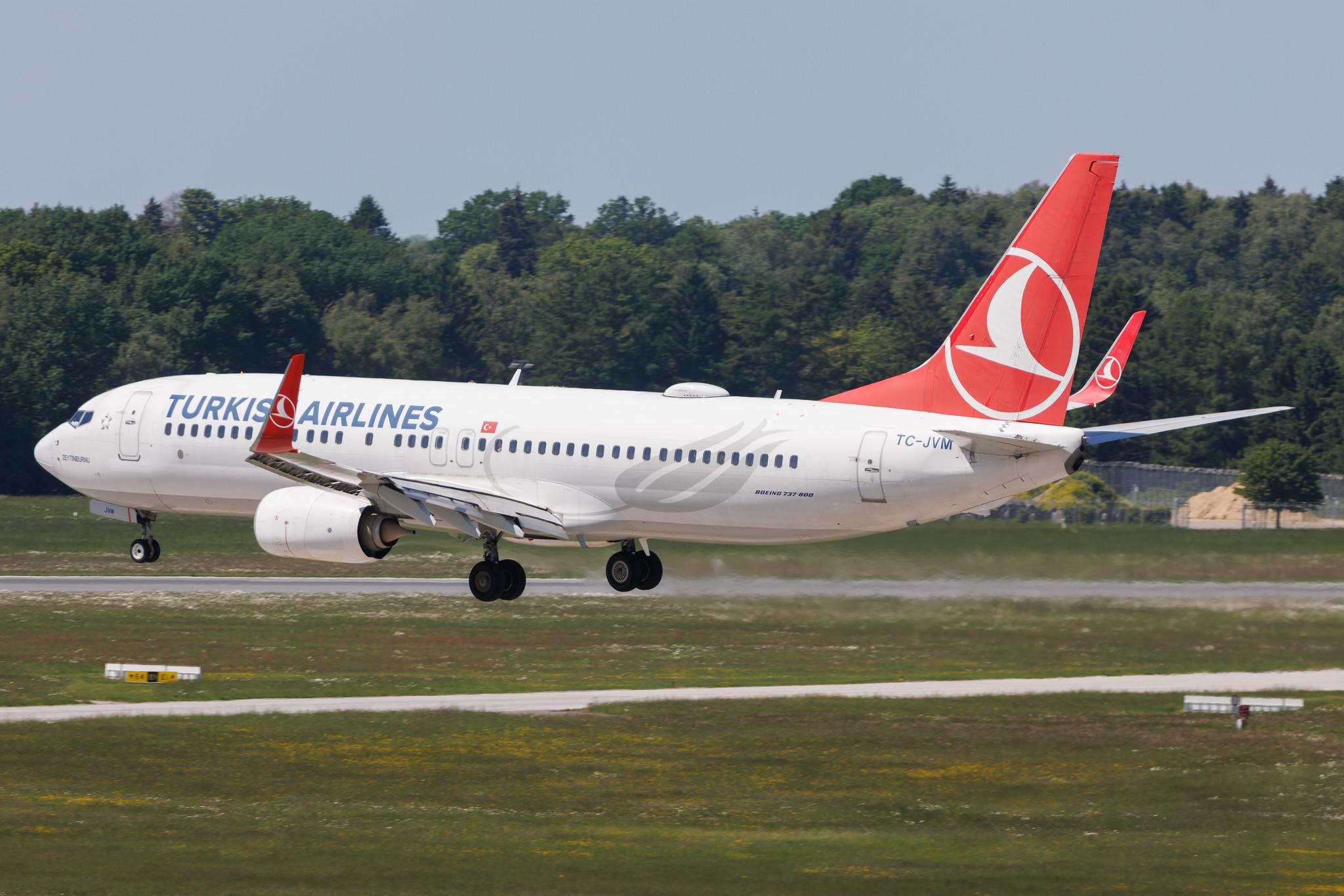 Hamburg Airport: Turkish Airlines (TK / THY) | Boeing 737-8F2 B738 | TC-JVM | MSN 60016