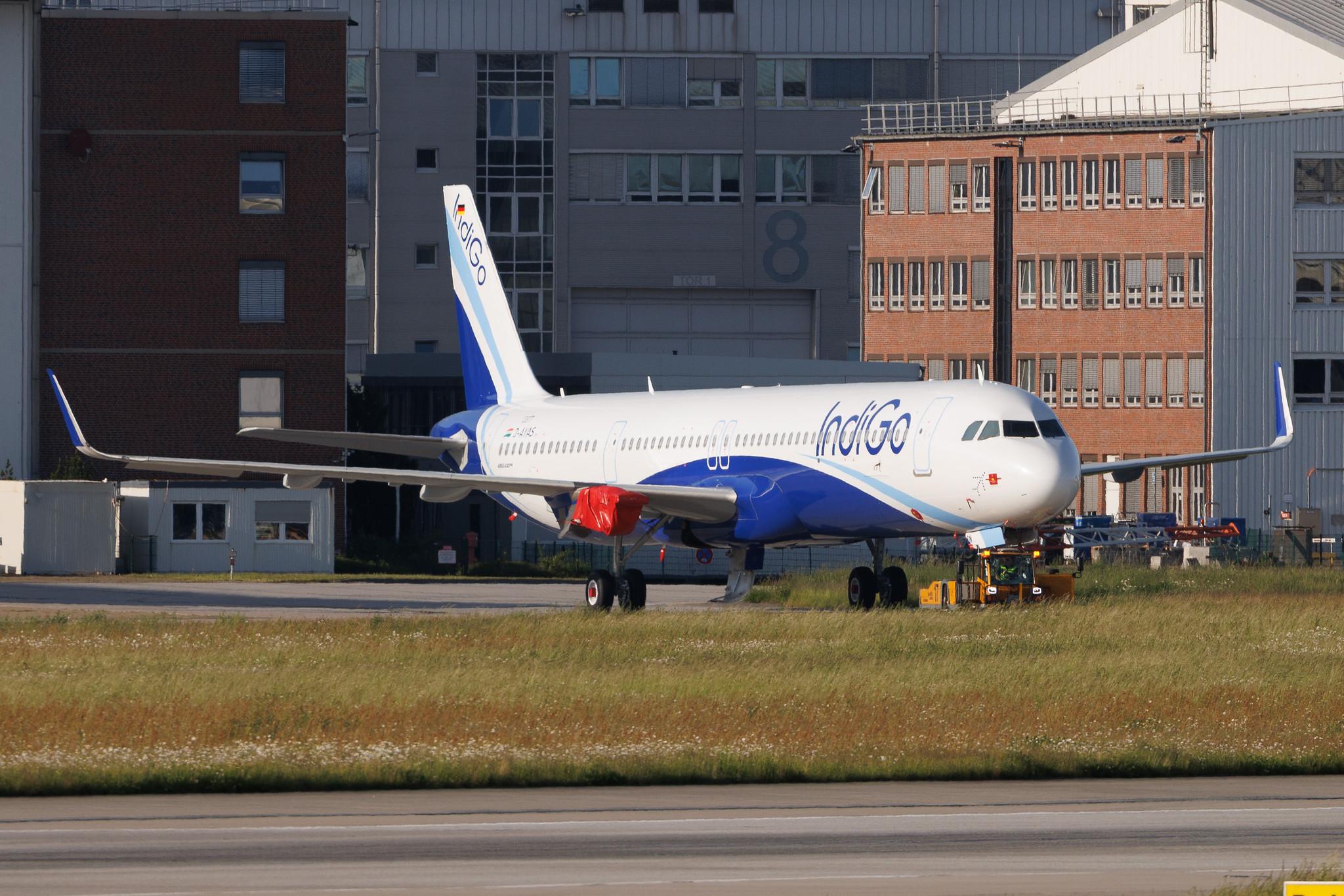Hamburg Finkenwerder: IndiGo (6E / IGO) | Airbus A321-251NX A21N | D-AYAS | VT-NOM | MSN 13377