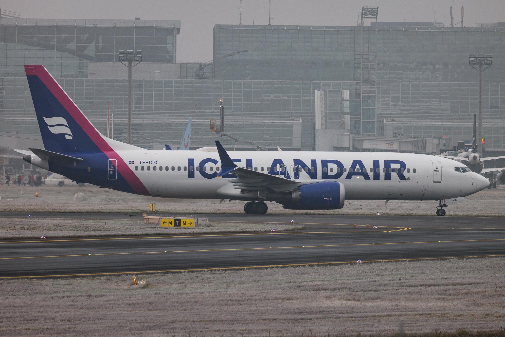 Frankfurt Airport: Icelandair (FI / ICE) | Boeing 737 MAX 8 B38M | TF-ICO | MSN 44358