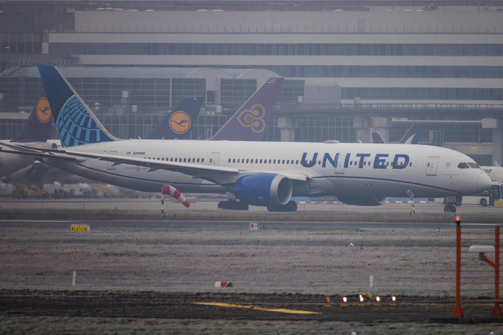 Frankfurt Airport: United Airlines (UA / UAL) | Boeing 787-9 Dreamliner B789 | N29985 | MSN 66144
