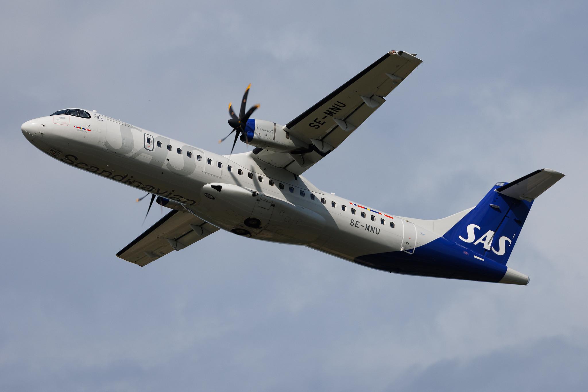 Hamburg Airport: SAS (SK / SAS) | Operator: BRA | ATR 72-600 AT76 | SE-MNU | MSN 1724