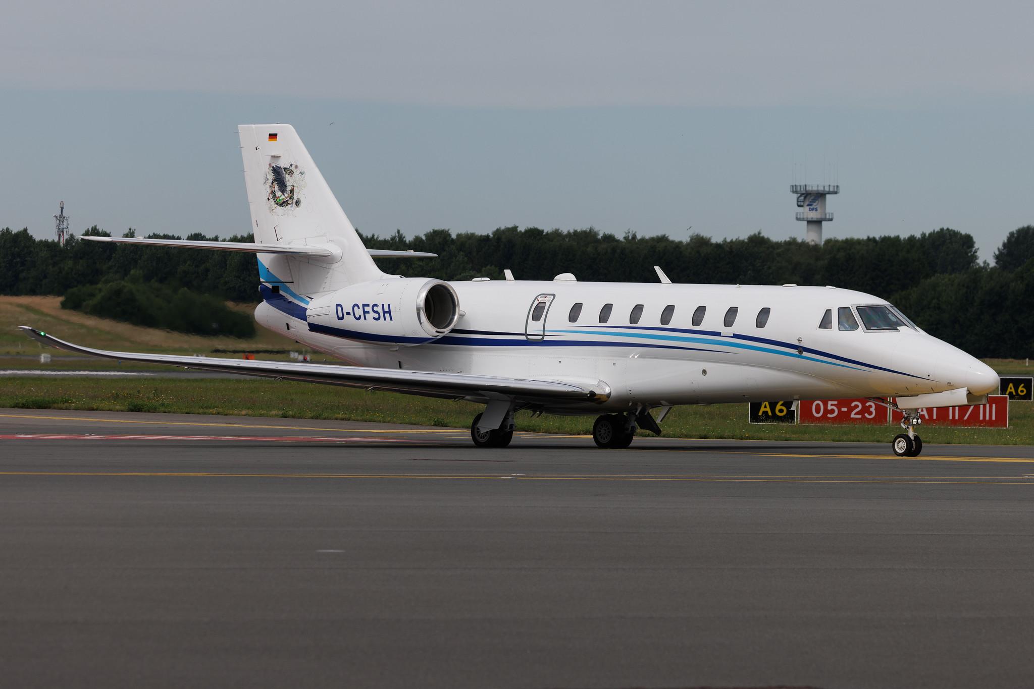 Hamburg Airport: FSH Aviation | Cessna Citation Sovereign+ C680 | D-CFSH | MSN 680-0583