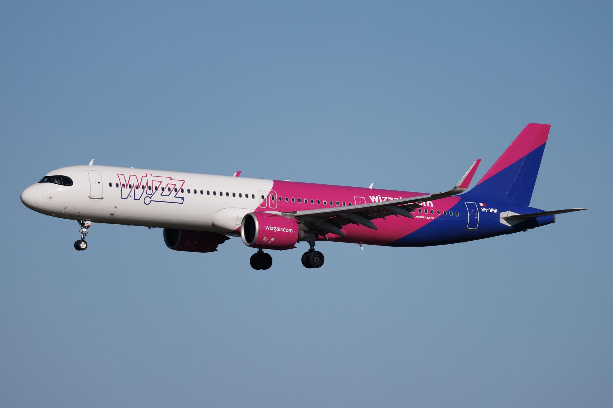 Rome Leonardo da Vinci Fiumicino Airport: Wizz Air (W6 / WZZ) | Operator: Wizz Air Malta | Airbus A321-271NX A21N | 9H-WNR | MSN 12146