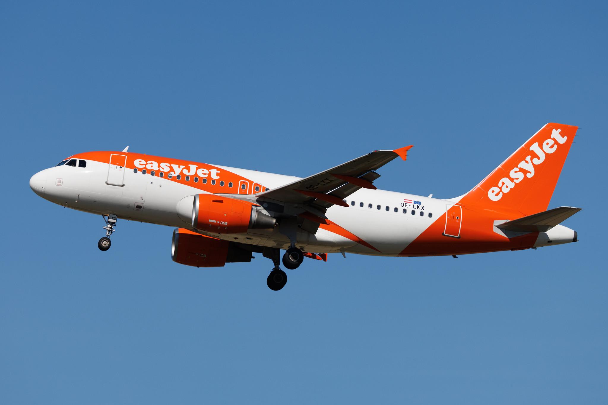 Rome Leonardo da Vinci Fiumicino Airport: easyJet (U2 / EZY) | Operator: easyJet Europe | Airbus A319-111 A319 | OE-LKX | MSN 04744