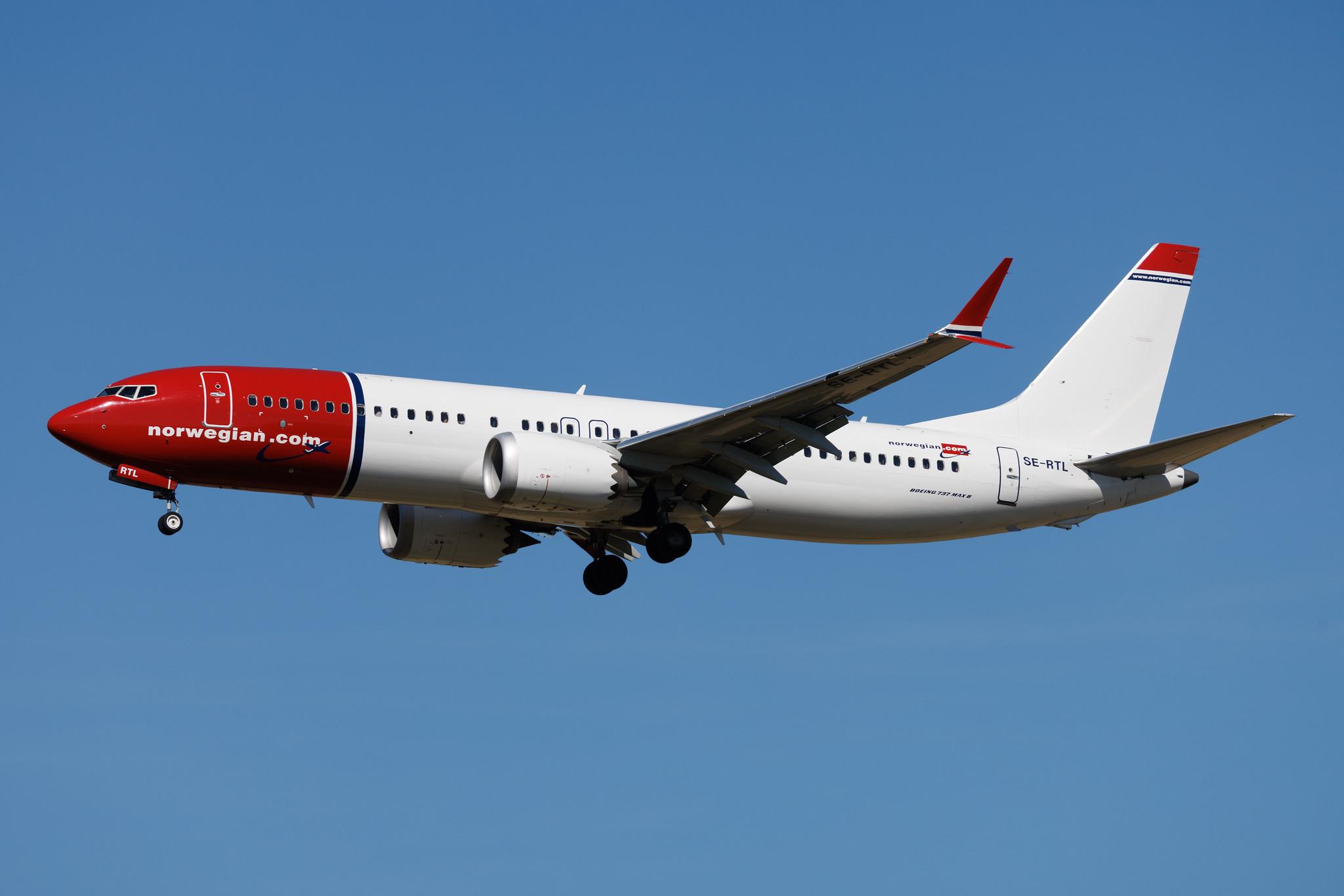 Rome Leonardo da Vinci Fiumicino Airport: Norwegian (DY / NOZ) | Livery: Wenche Foss Livery | Operator: Norwegian Air Sweden | Boeing 737-86N B738 | SE-RXD | MSN 38043