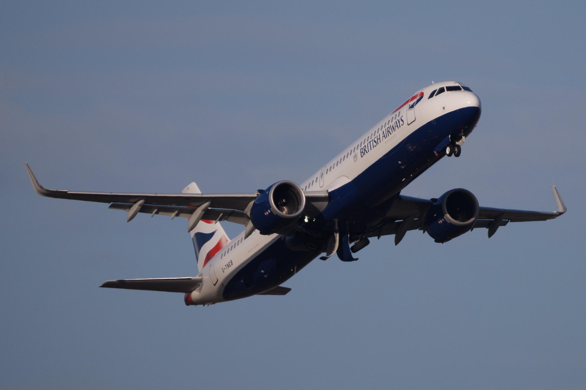 Rome Leonardo da Vinci Fiumicino Airport: British Airways (BA / BAW) | Airbus A321-251NX A21N | G-TNEB | MSN 11585