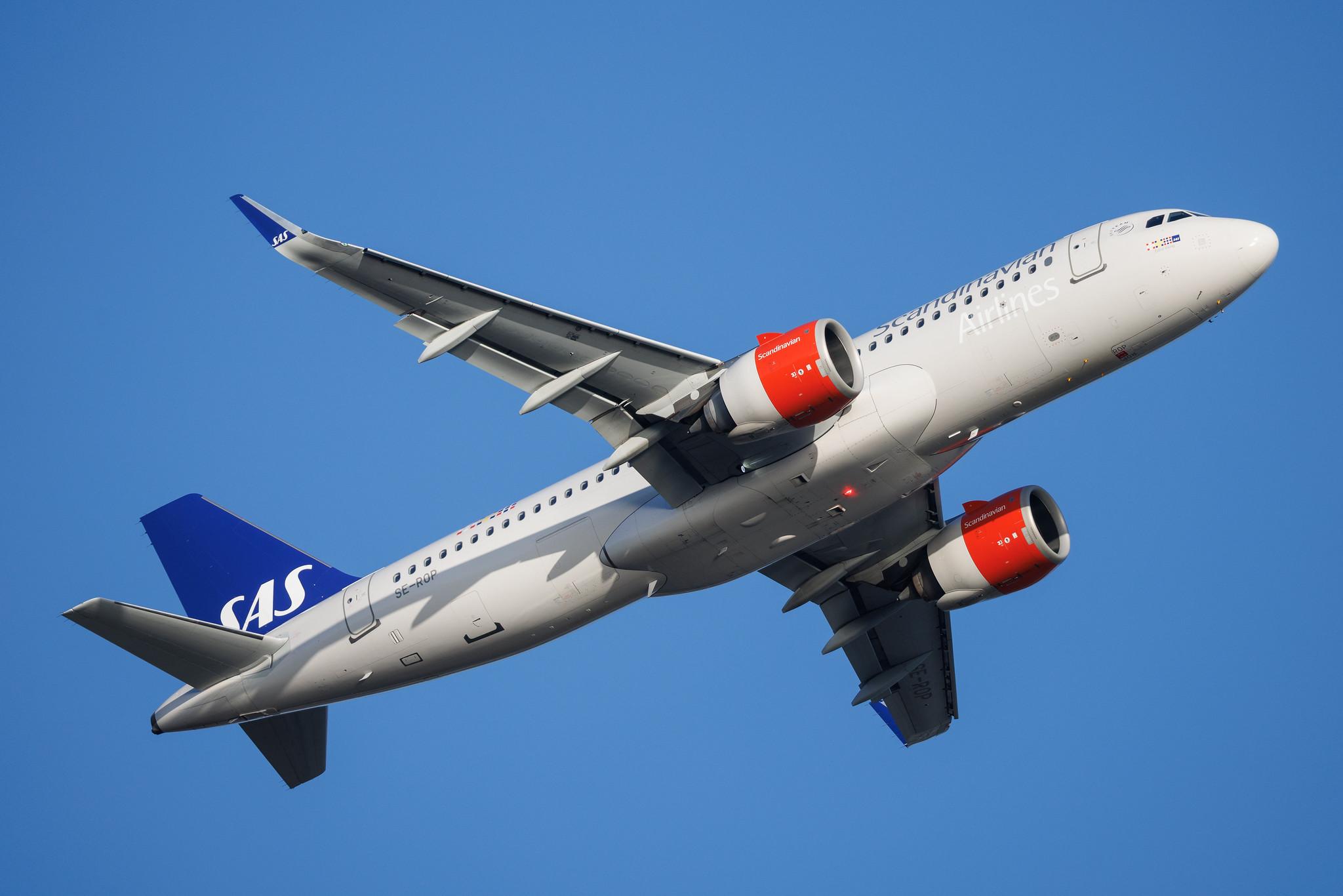 Rome Leonardo da Vinci Fiumicino Airport: SAS (SK / SAS) | Airbus A320-251N A20N | SE-ROP | MSN 8350