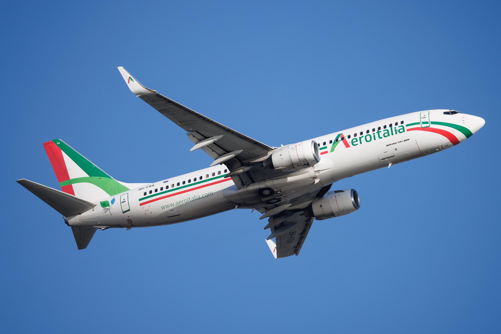Rome Leonardo da Vinci Fiumicino Airport: Aeroitalia (XZ / AEZ) | Boeing 737-85F B738 | 9H-FRA | MSN 30007