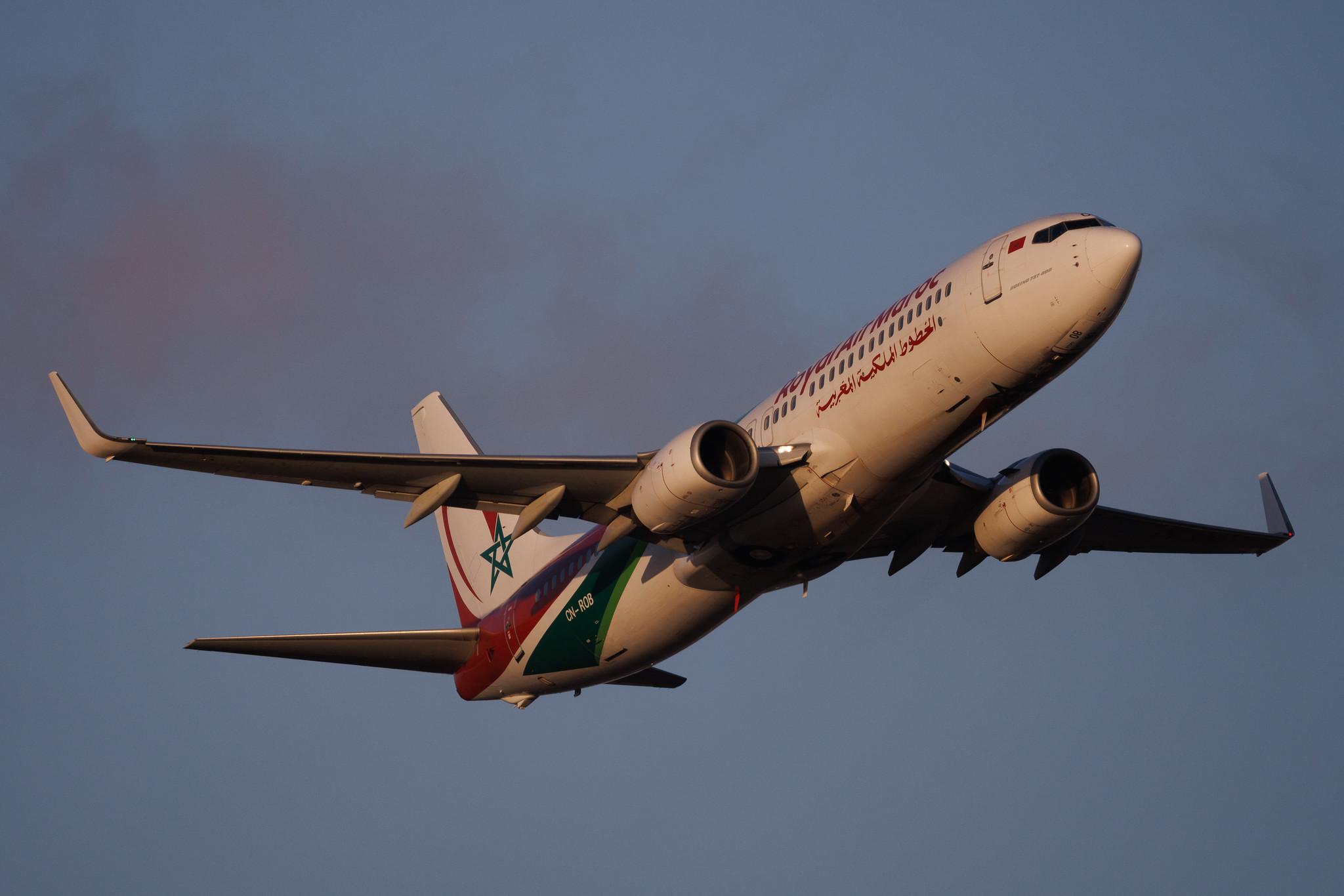 Rome Leonardo da Vinci Fiumicino Airport: Royal Air Maroc (AT / RAM) | Boeing 737-8B6 B738 | CN-ROB | MSN 33060