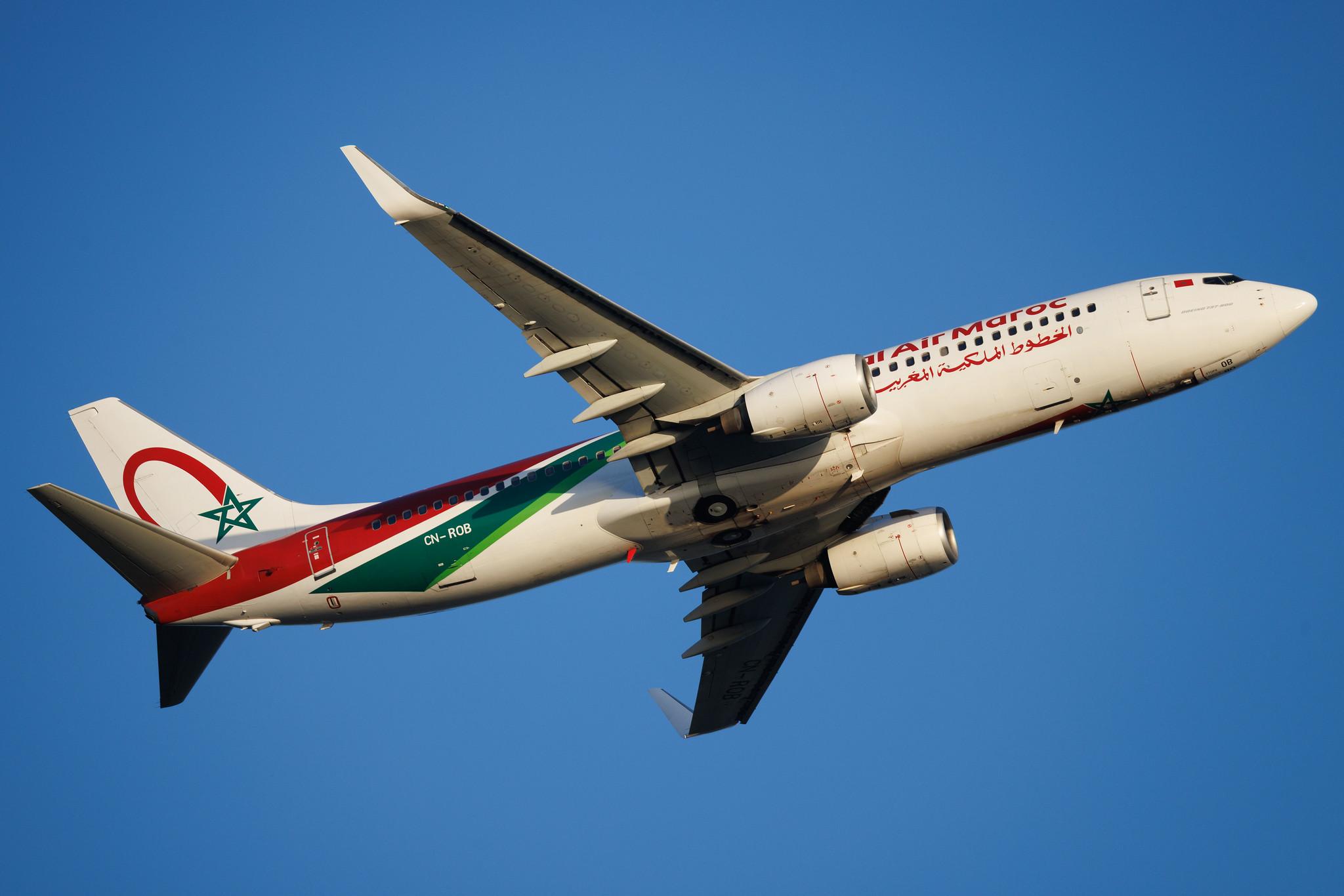 Rome Leonardo da Vinci Fiumicino Airport: Royal Air Maroc (AT / RAM) | Boeing 737-8B6 B738 | CN-ROB | MSN 33060