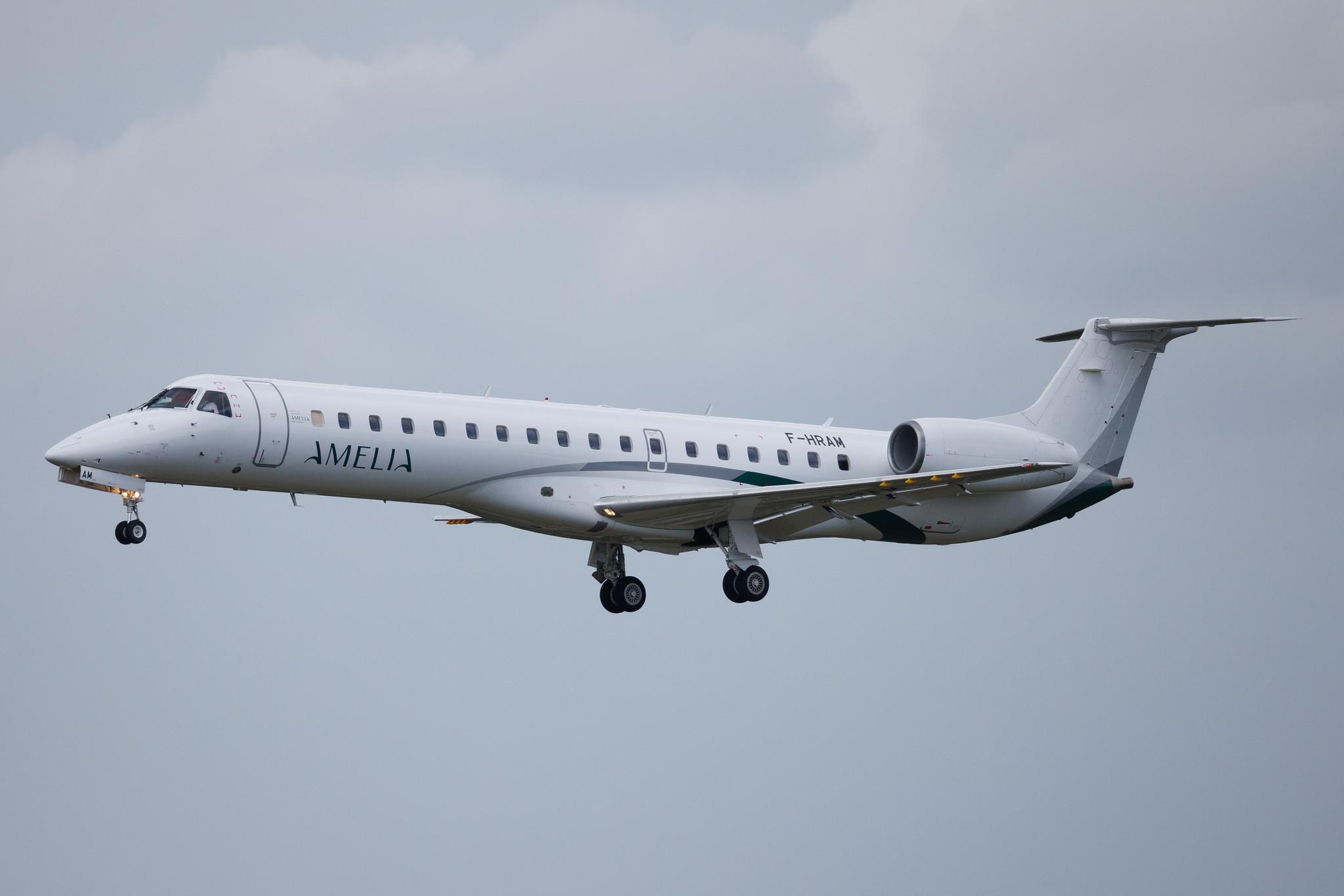 Hamburg Airport: Amelia (8R / AIA) | Operator: Amelia International | Embraer ERJ-145LU E145 | F-HRAM | MSN 145258