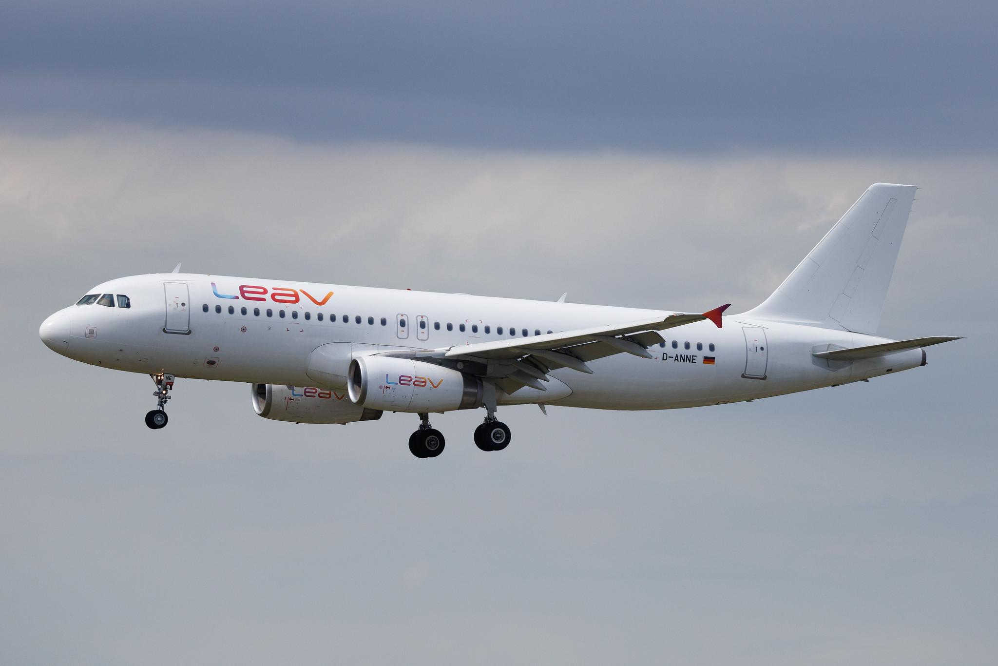 Hamburg Airport: Leav Aviation (KK / NGN) | Operator: LEAV Aviation | Airbus A320-232 A320 | D-ANNE | MSN 4481