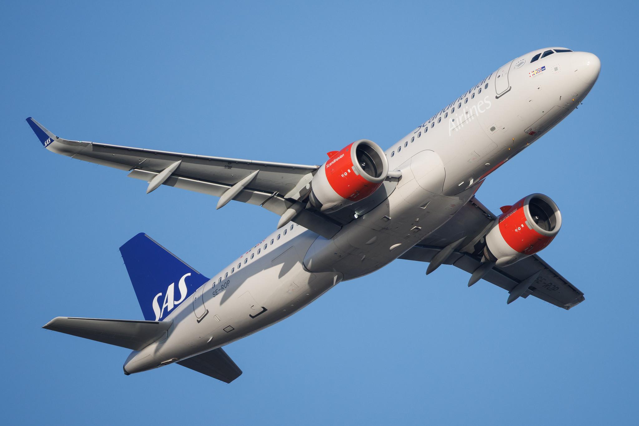 Rome Leonardo da Vinci Fiumicino Airport: SAS (SK / SAS) | Airbus A320-251N A20N | SE-ROP | MSN 8350