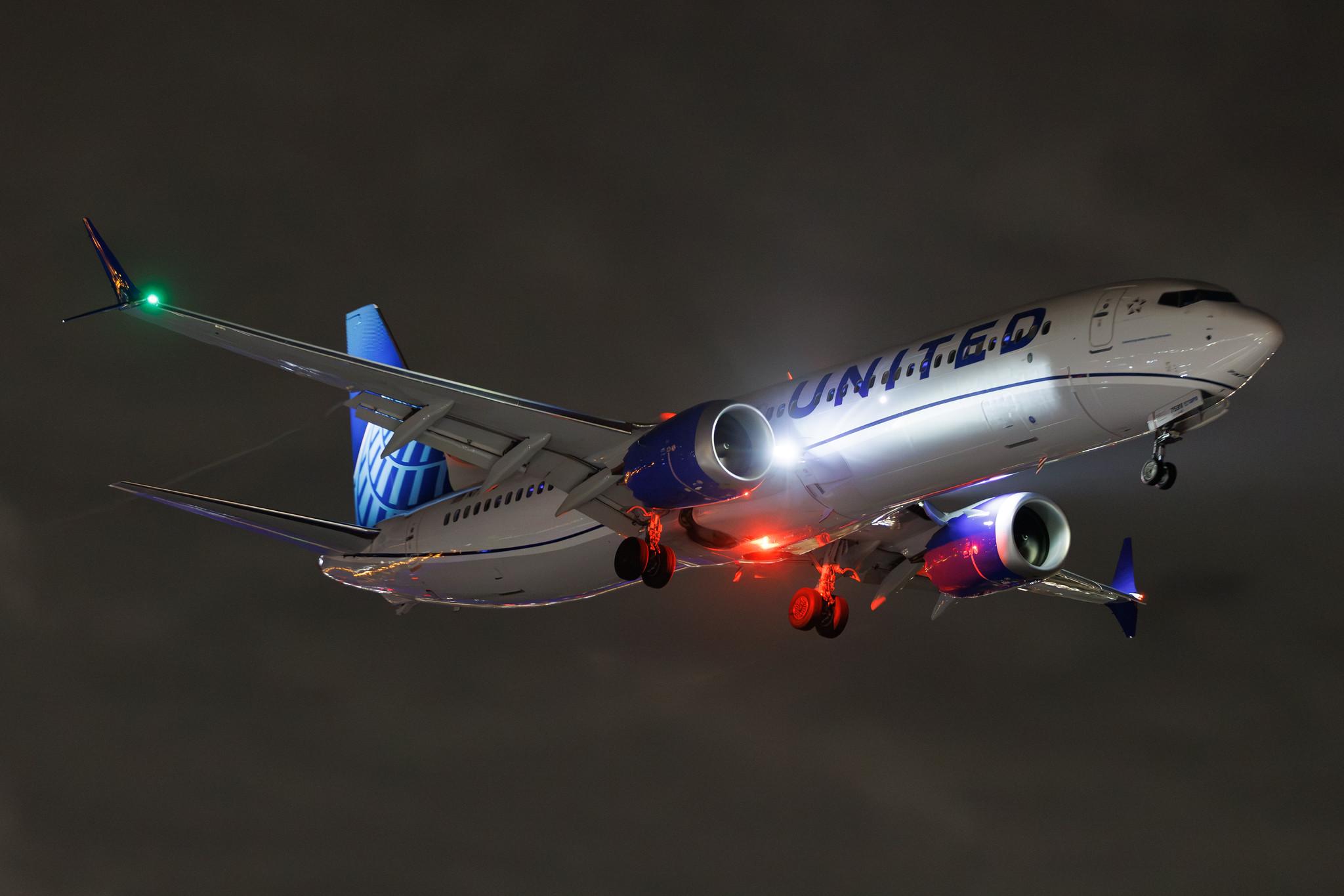 Los Angeles International Airport: United Airlines (UA / UAL) | Boeing 737 MAX 9 B39M | N77588 | MSN 43446