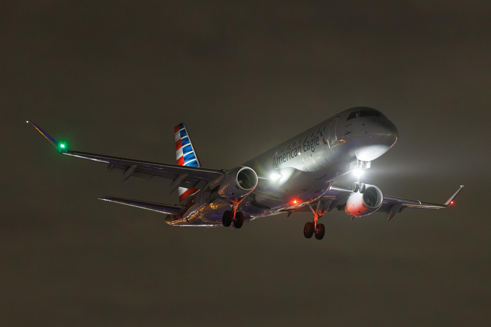 Los Angeles International Airport: American Eagle (AA / AAL) | Operator: SkyWest Airlines | Embraer E175LR E75L | N505SY | MSN 17000886