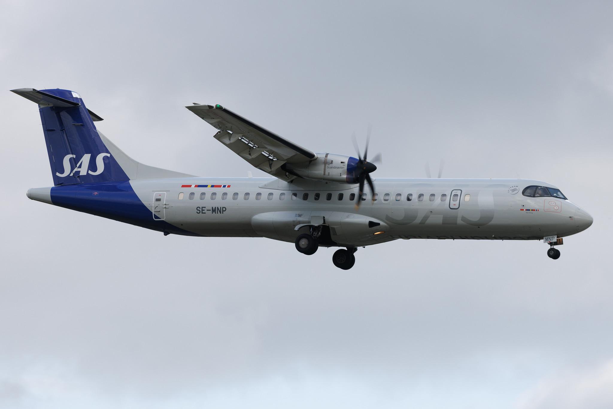 Hamburg Airport: SAS (SK / SAS) | Operator: BRA | ATR 72-600 AT76 | SE-MNP | MSN 1254