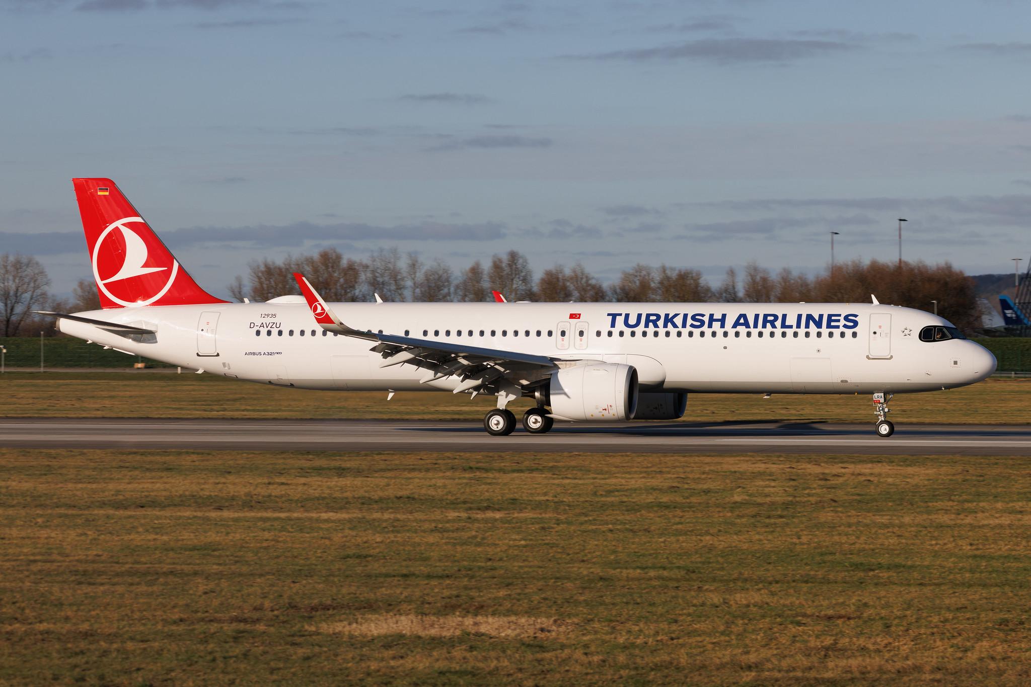 Hamburg Finkenwerder: Turkish Airlines (TK / THY) | Airbus A321-271NX A21N | D-AVZU | TC-LRA | MSN 12935