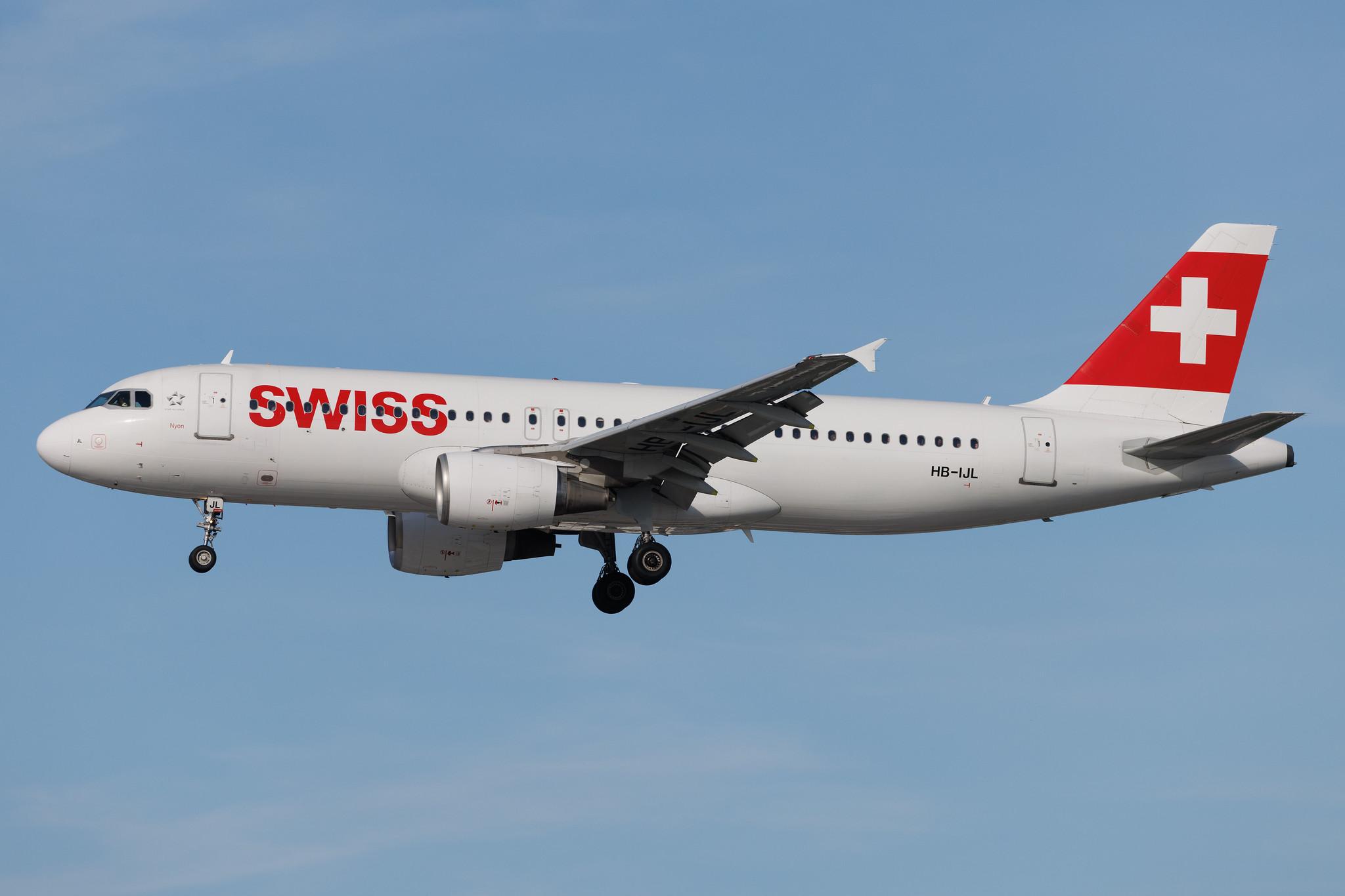 Hamburg Airport: Swiss (LX / SWR) | Airbus A320-214 A320 | HB-IJL | MSN 0603