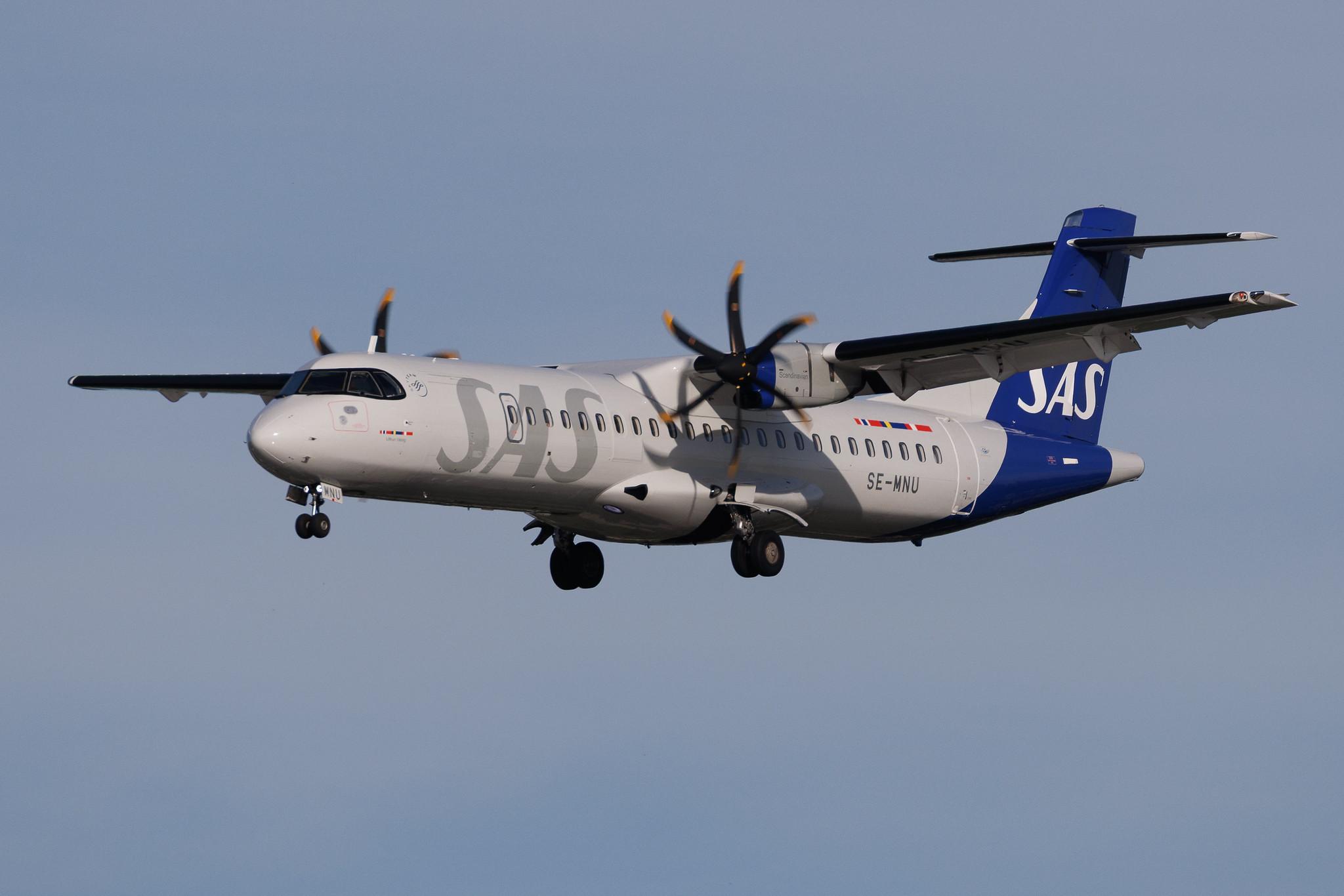 Hamburg Airport: SAS (SK / SAS) | Operator: BRA | ATR 72-600 AT76 | SE-MNU | MSN 1724
