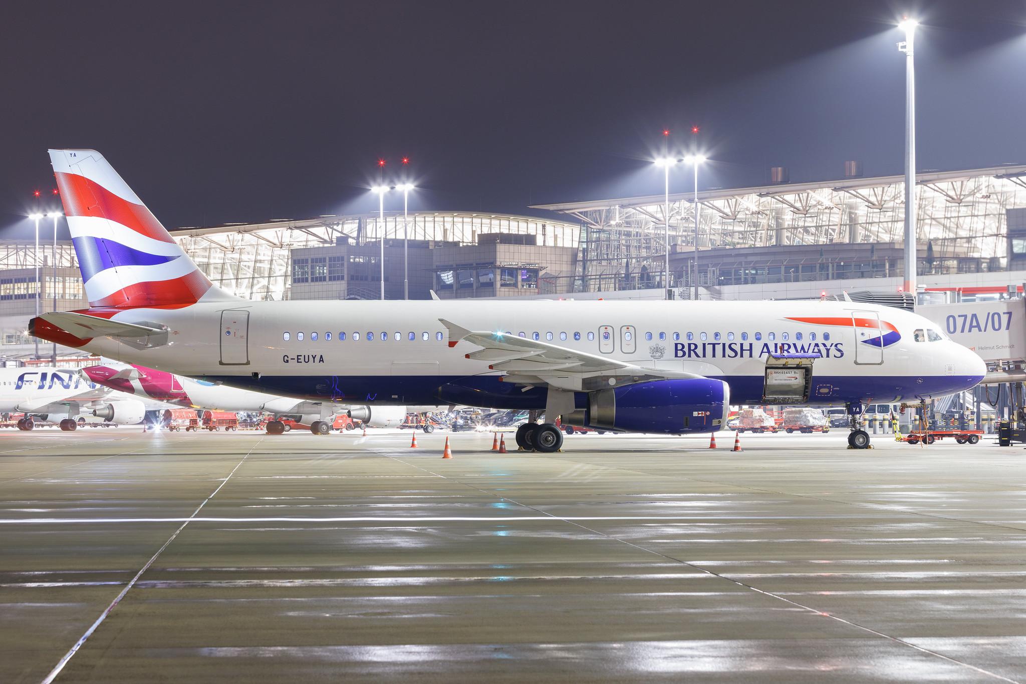 Hamburg Airport: British Airways (BA / BAW) | Airbus A320-232 A320 | G-EUYA | MSN 3697