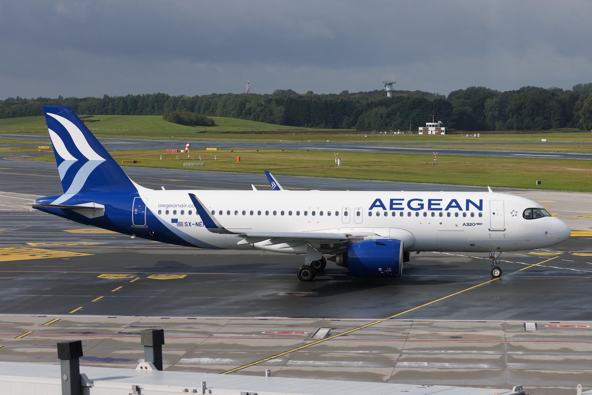 Hamburg Airport: Aegean Airlines (A3 / AEE) | Airbus A320-271N A20N | SX-NEF | MSN 11013