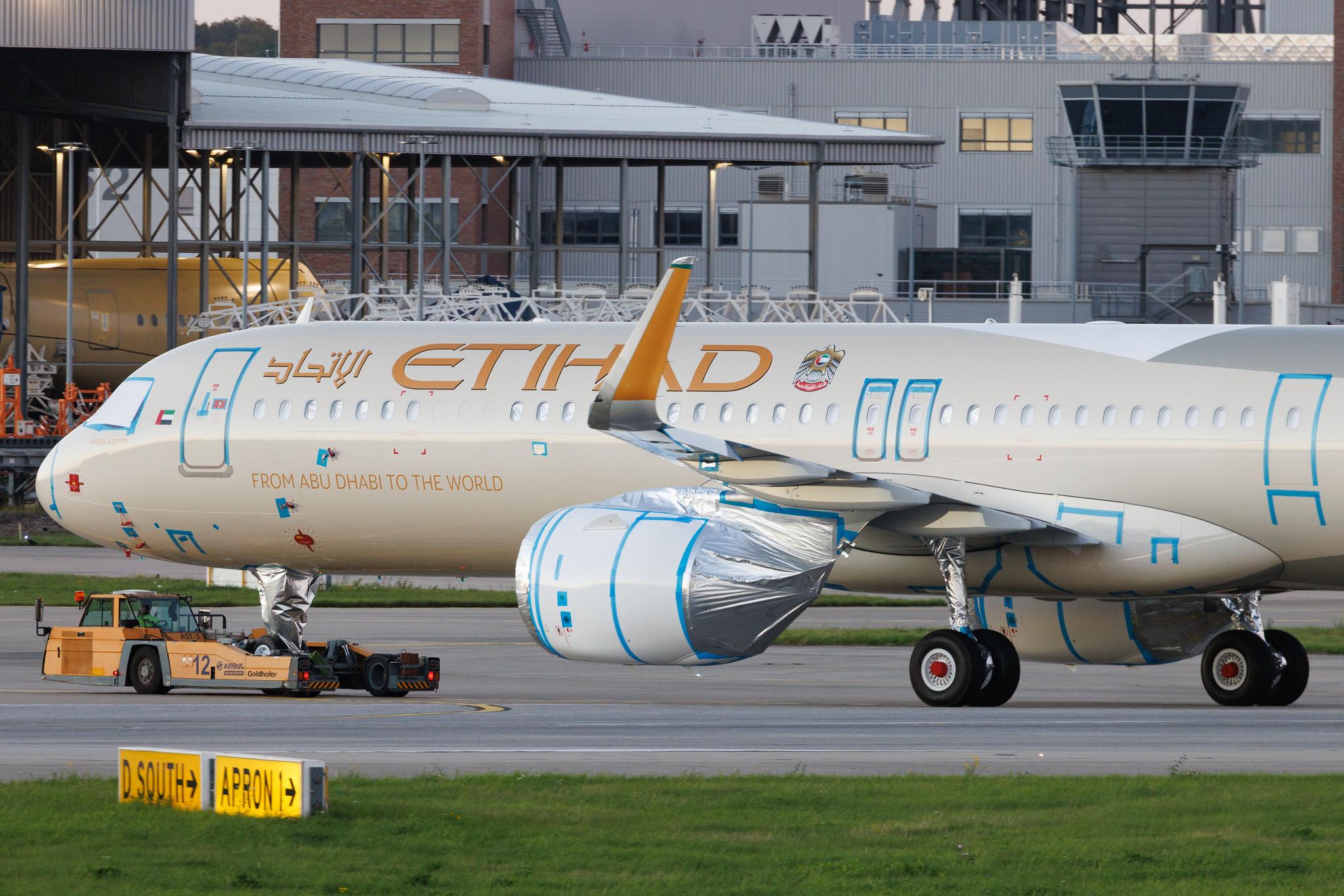 Hamburg Finkenwerder: Etihad Airways (EY / ETD) | Airbus A321-251NX A21N | D-AZYE | A6-LDA | MSN 13534