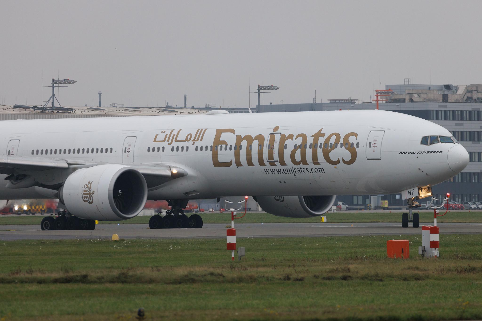 Hamburg Airport: Emirates (EK / UAE) | Boeing 777-31H(ER) B77W | A6-ENF | MSN 41085