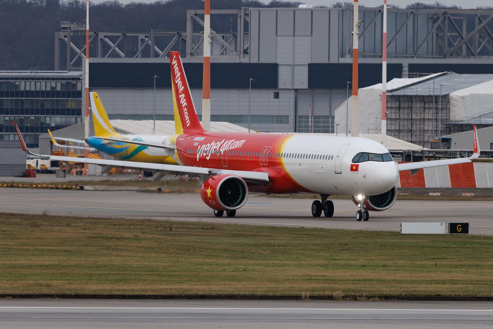 Hamburg Finkenwerder: VietJetAir (VJ / VJC) | Airbus A321-271NX A21N | D-AYAG | VN-A554 | MSN 12958