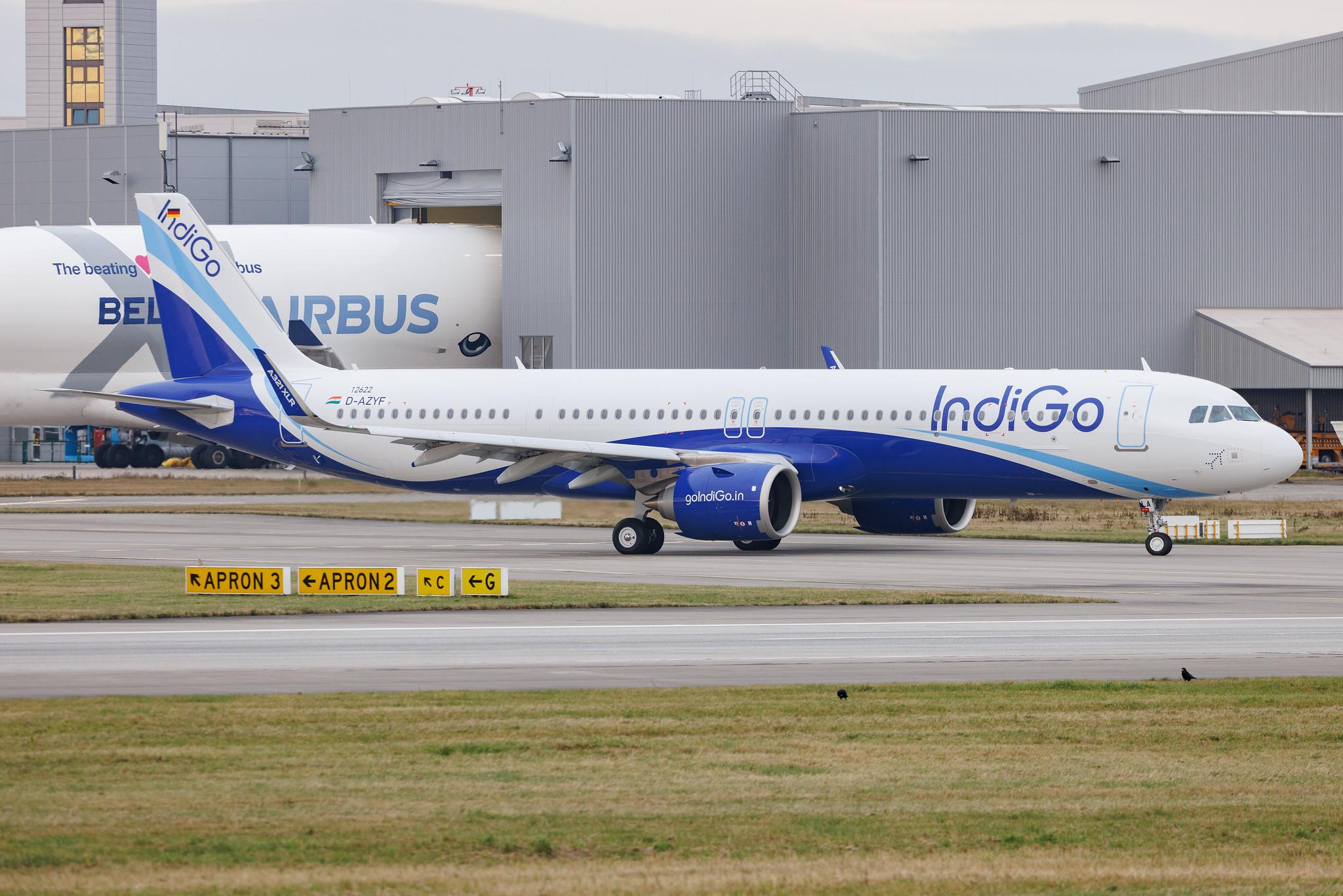 Hamburg Finkenwerder: IndiGo (6E / IGO) | Airbus A321-253NY A21N | D-AZYF | VT-NLA | MSN 12622
