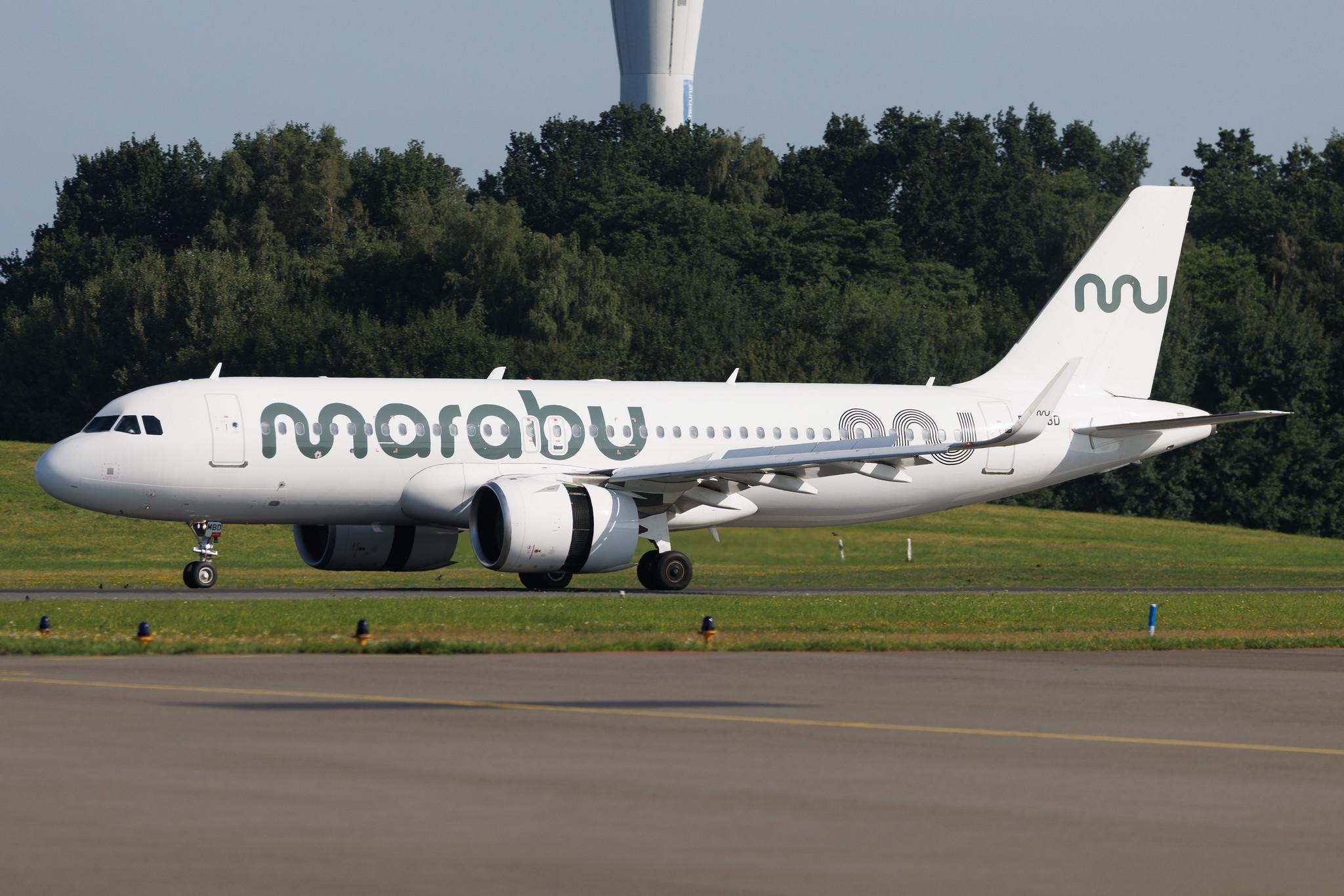 Hamburg Airport: Marabu (DI / MBU) | Airbus A320-271N A20N | ES-MBD | MSN 08259