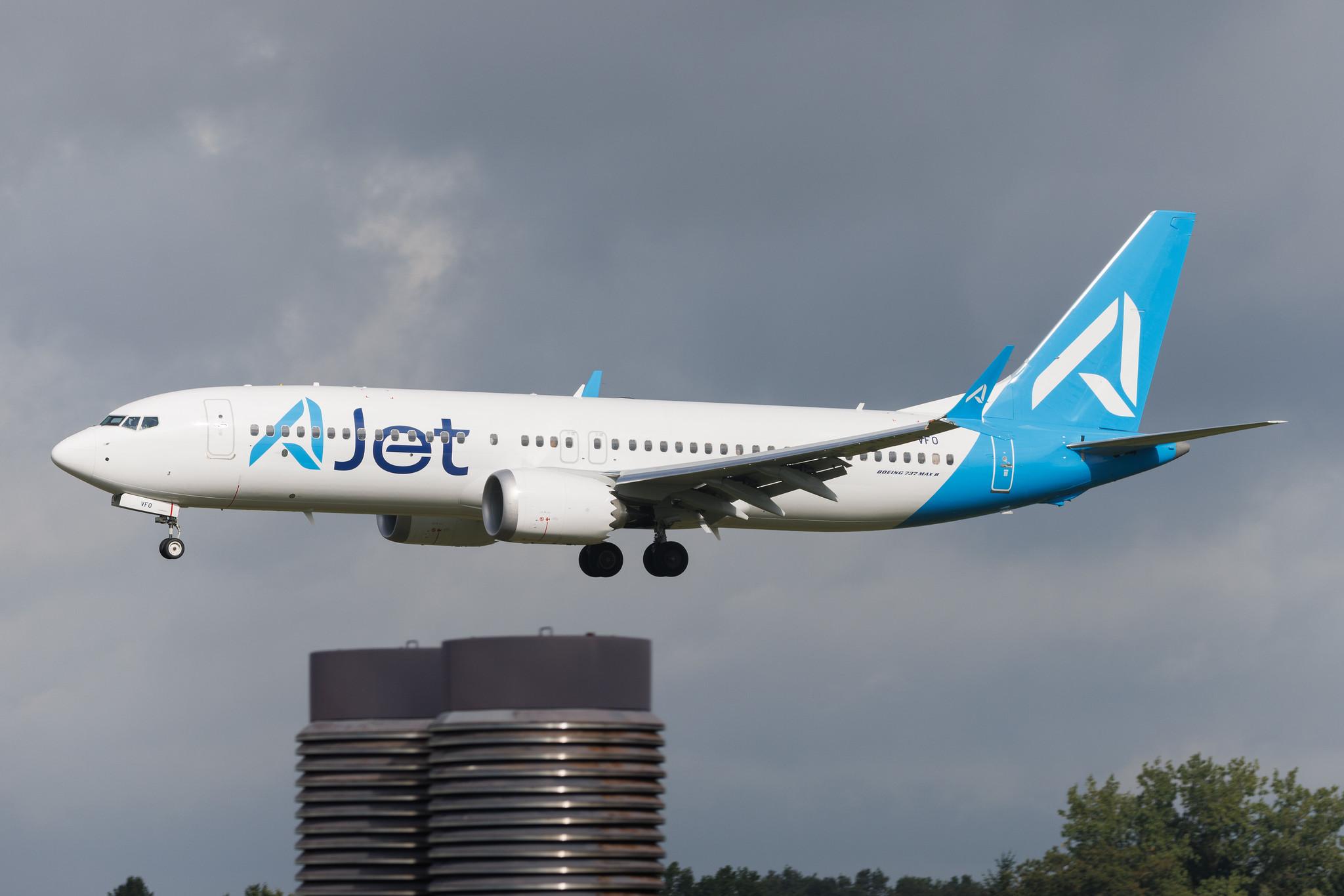 Hamburg Airport: AJet (VF / TKJ) | Boeing 737 MAX 8 B38M | TC-VFO | MSN 62946
