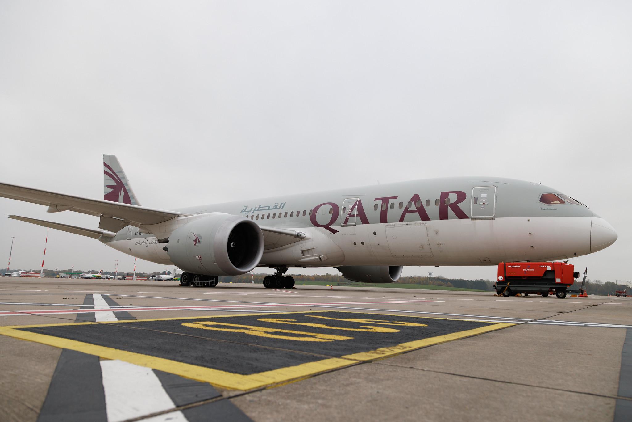 Hamburg Airport: Qatar Airways (QR / QTR) | Boeing 787-8 Dreamliner B788 | A7-BCI | MSN 38327