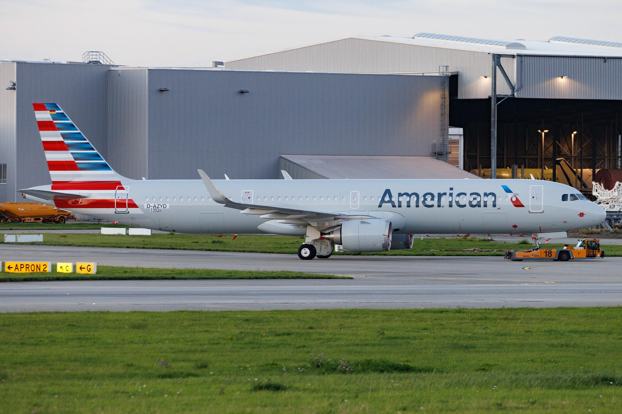Hamburg Finkenwerder: American Airlines (AA / AAL) | Airbus A321-253NX A21N | D-AZYD | N478AN | MSN 13526